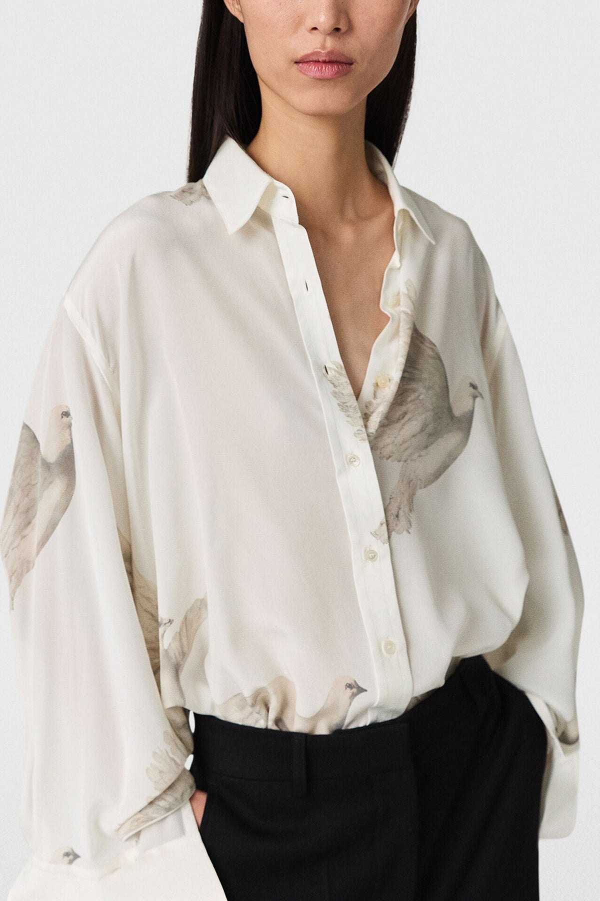 Stella McCartney Sheer Dove Shirt