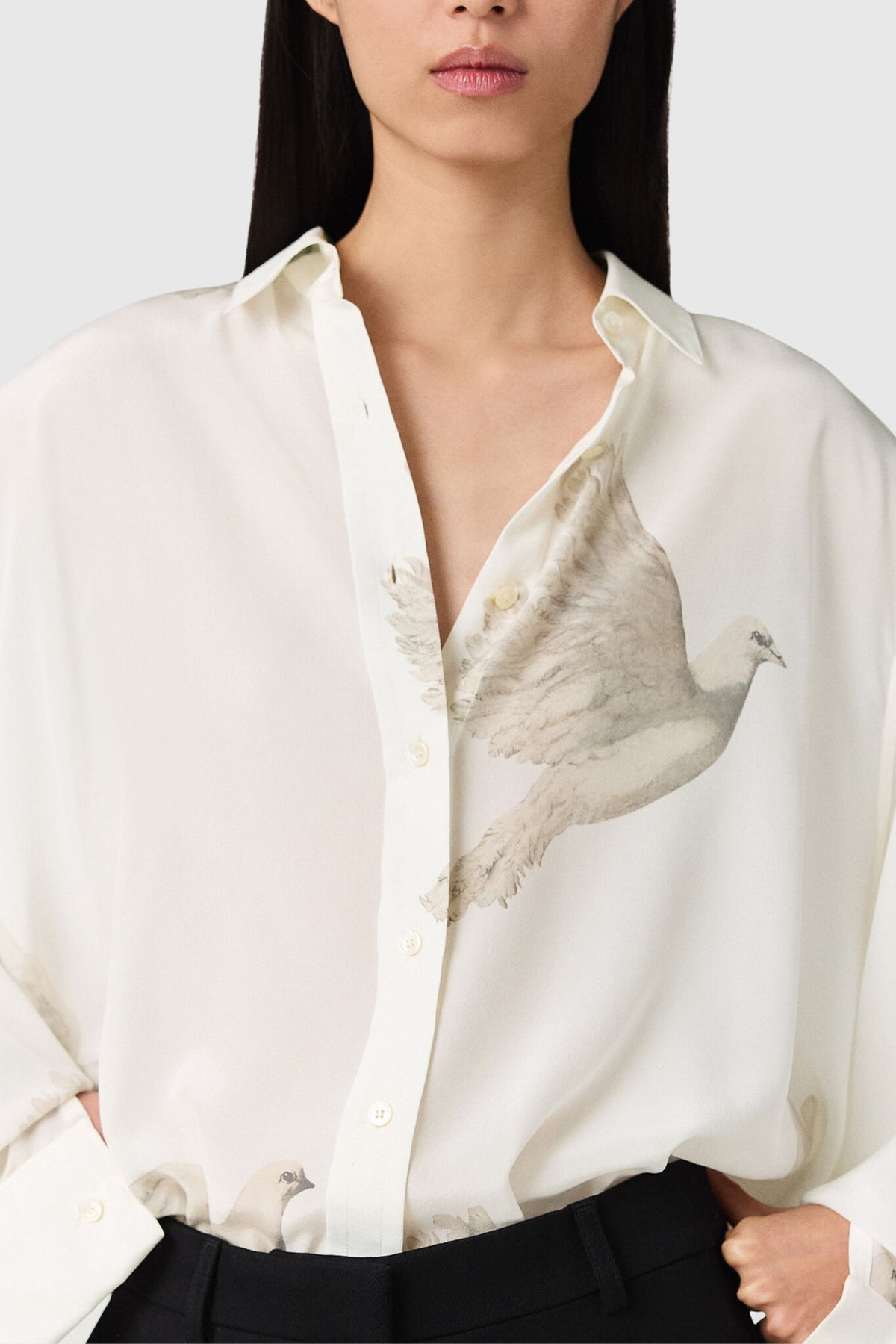 Stella McCartney Sheer Dove Shirt