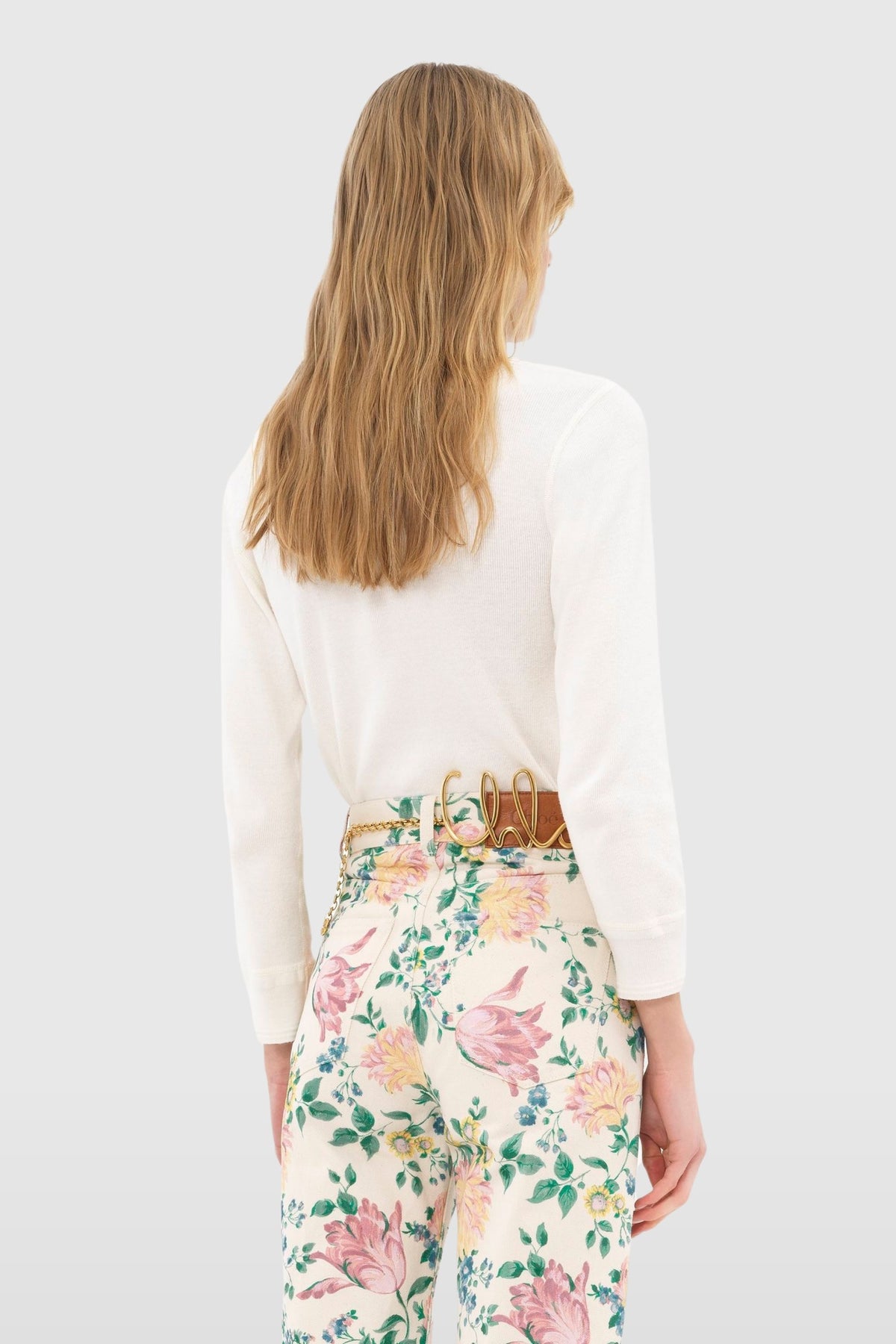 Chloé Cotton Henley Top