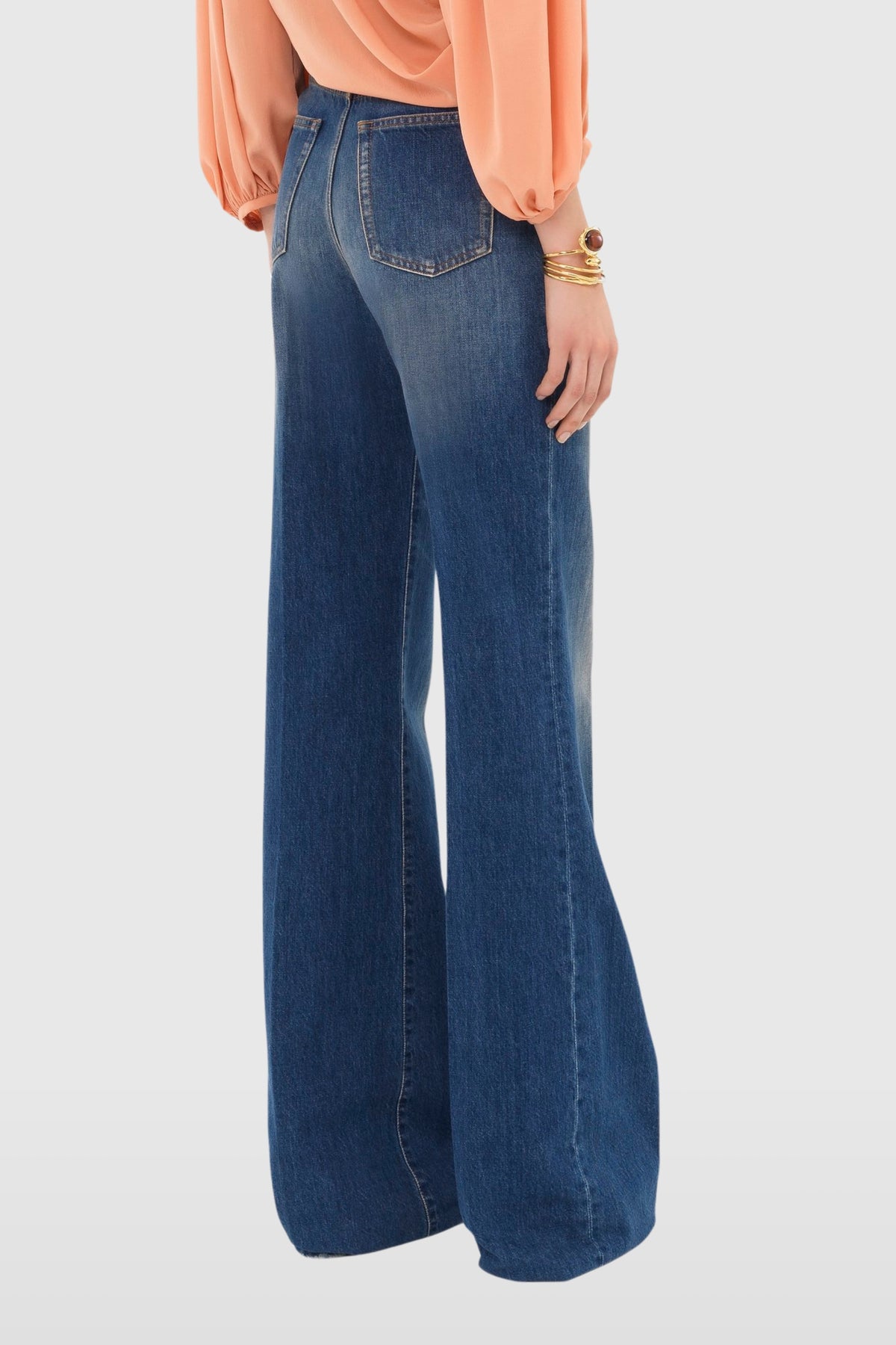 Chloé High-Rise Flared Denim Jeans