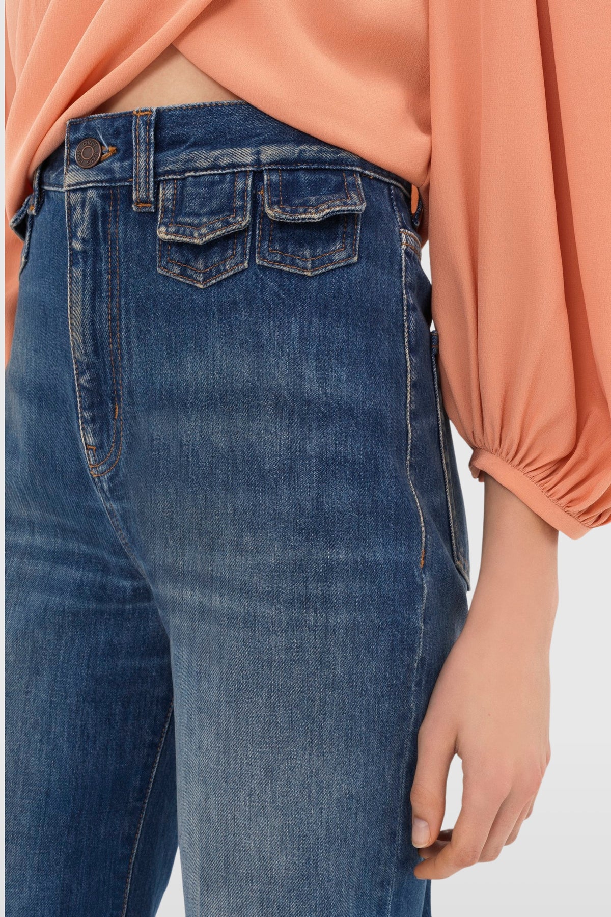 Chloé High-Rise Flared Denim Jeans
