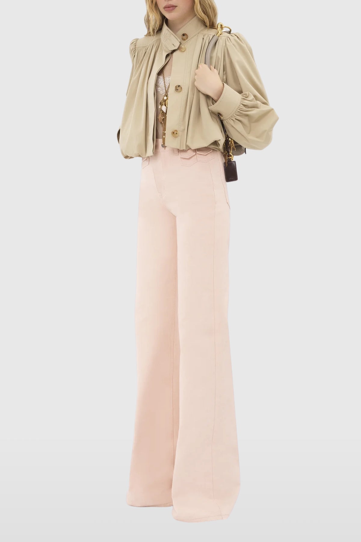 Chloé High-Rise Flared Denim Jeans