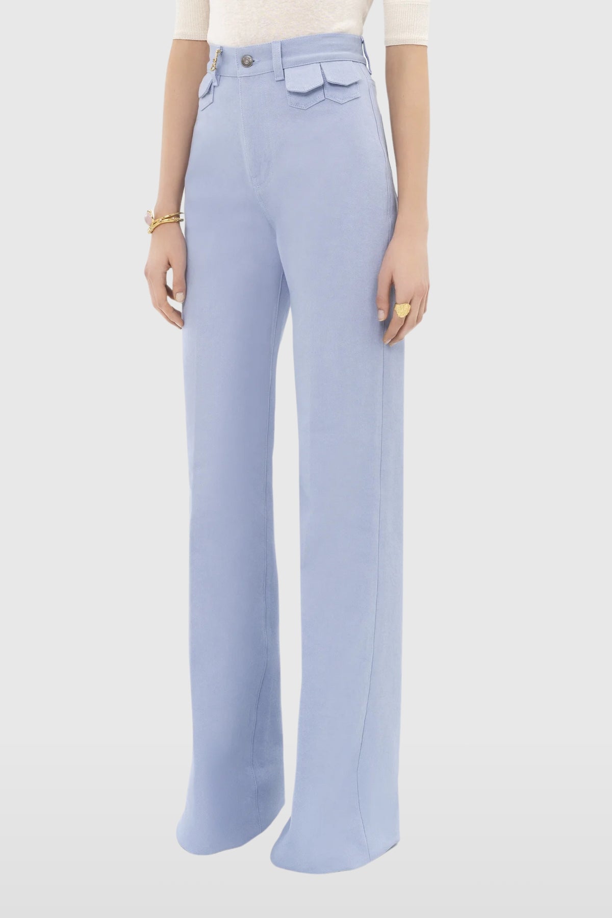 Chloé High-Rise Flared Denim Jeans