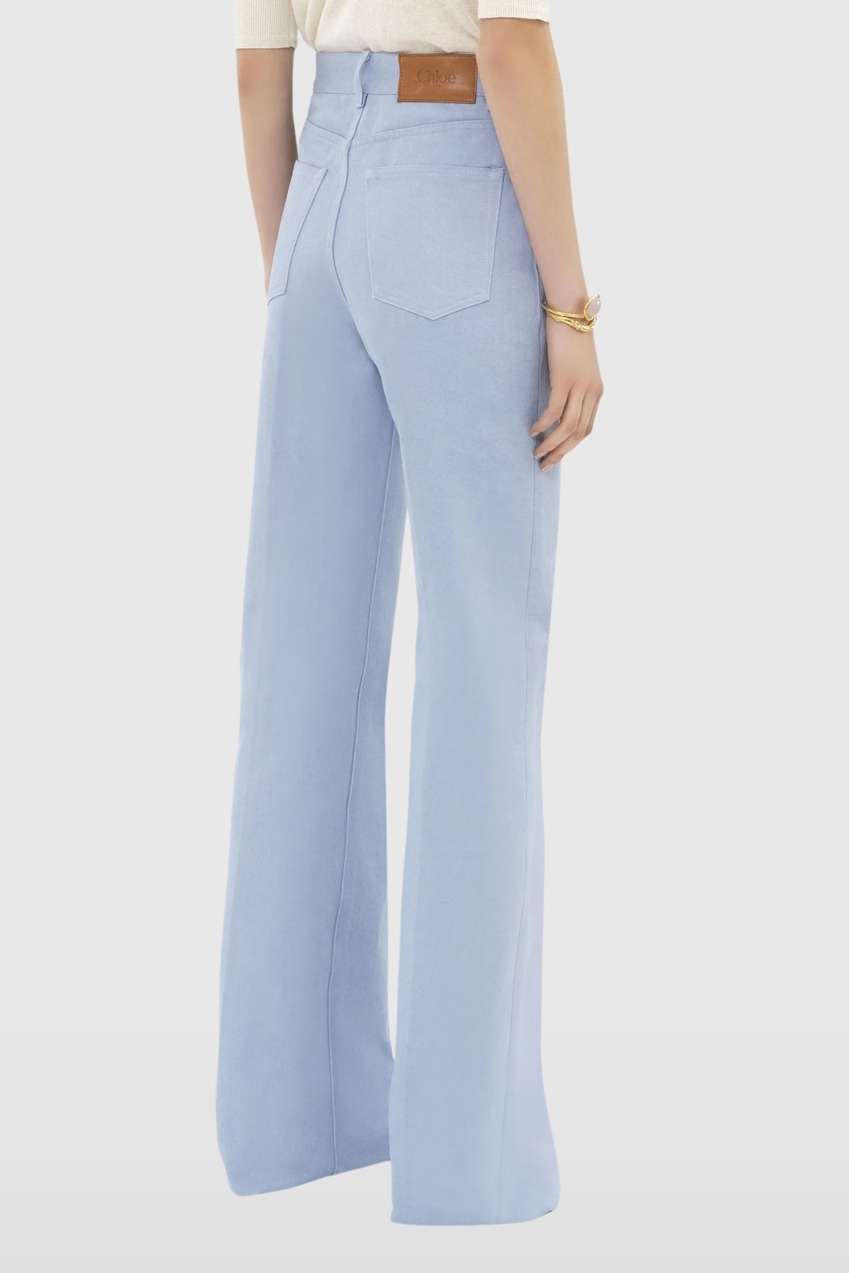 Chloé High-Rise Flared Denim Jeans