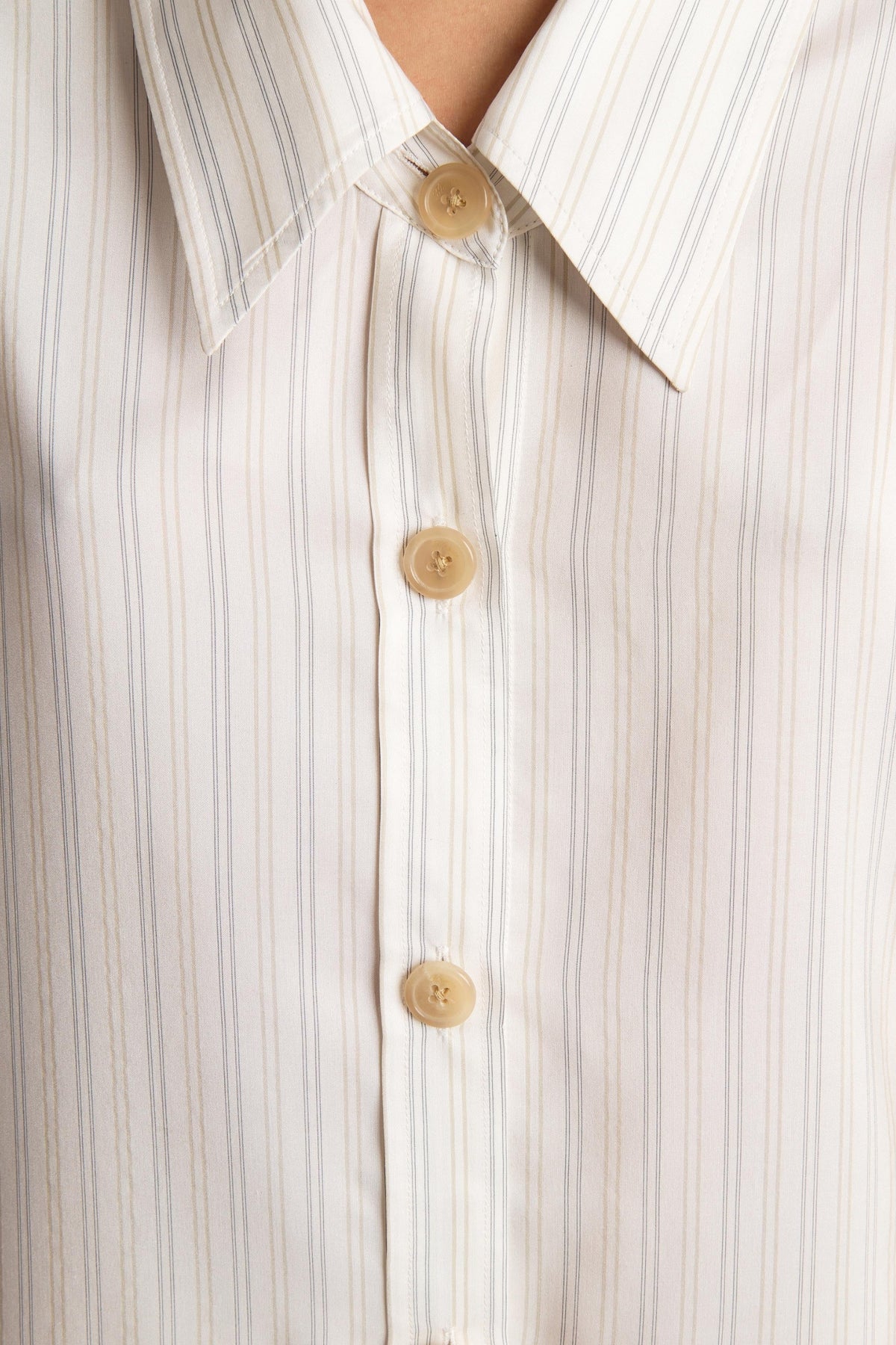 Khaite Pinstripe Herschel Shirt
