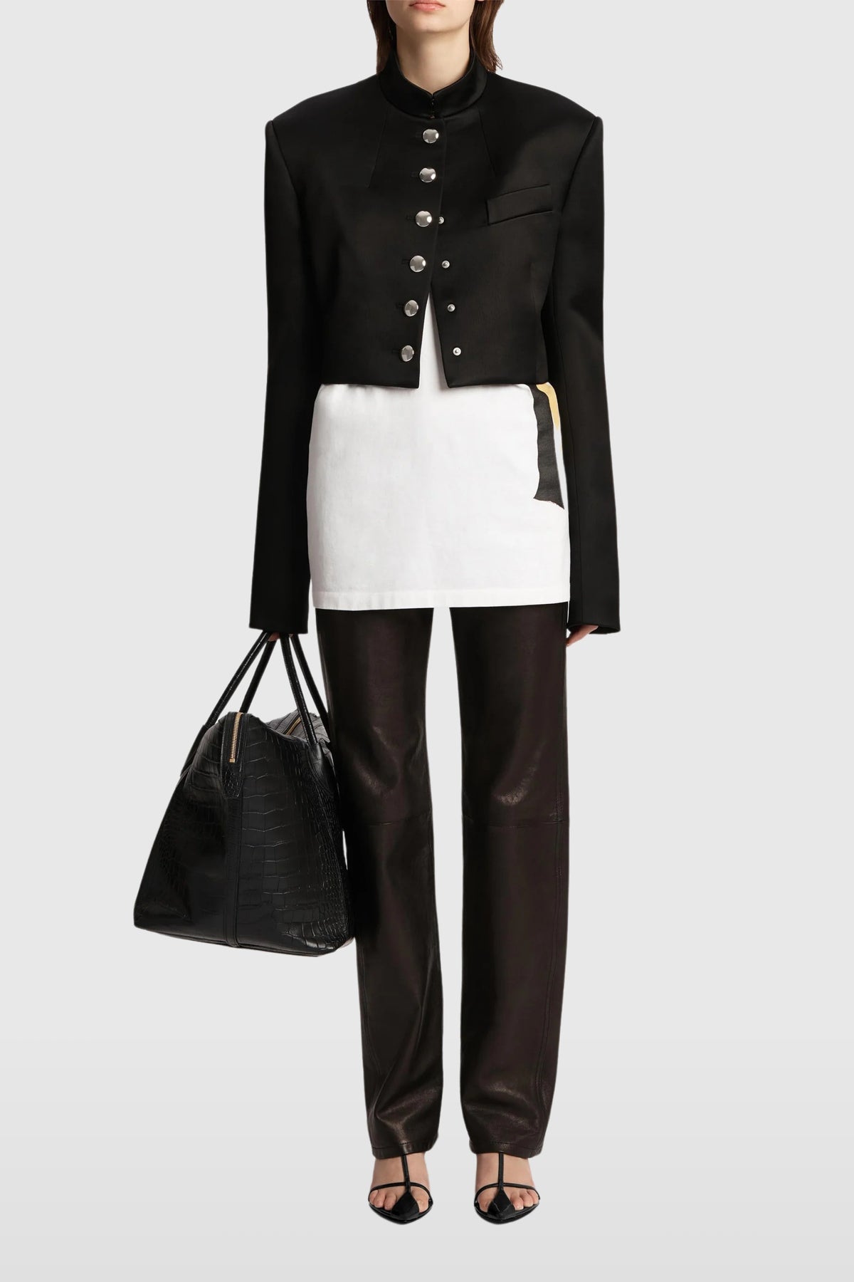 Khaite Samuelson Cropped Jacket