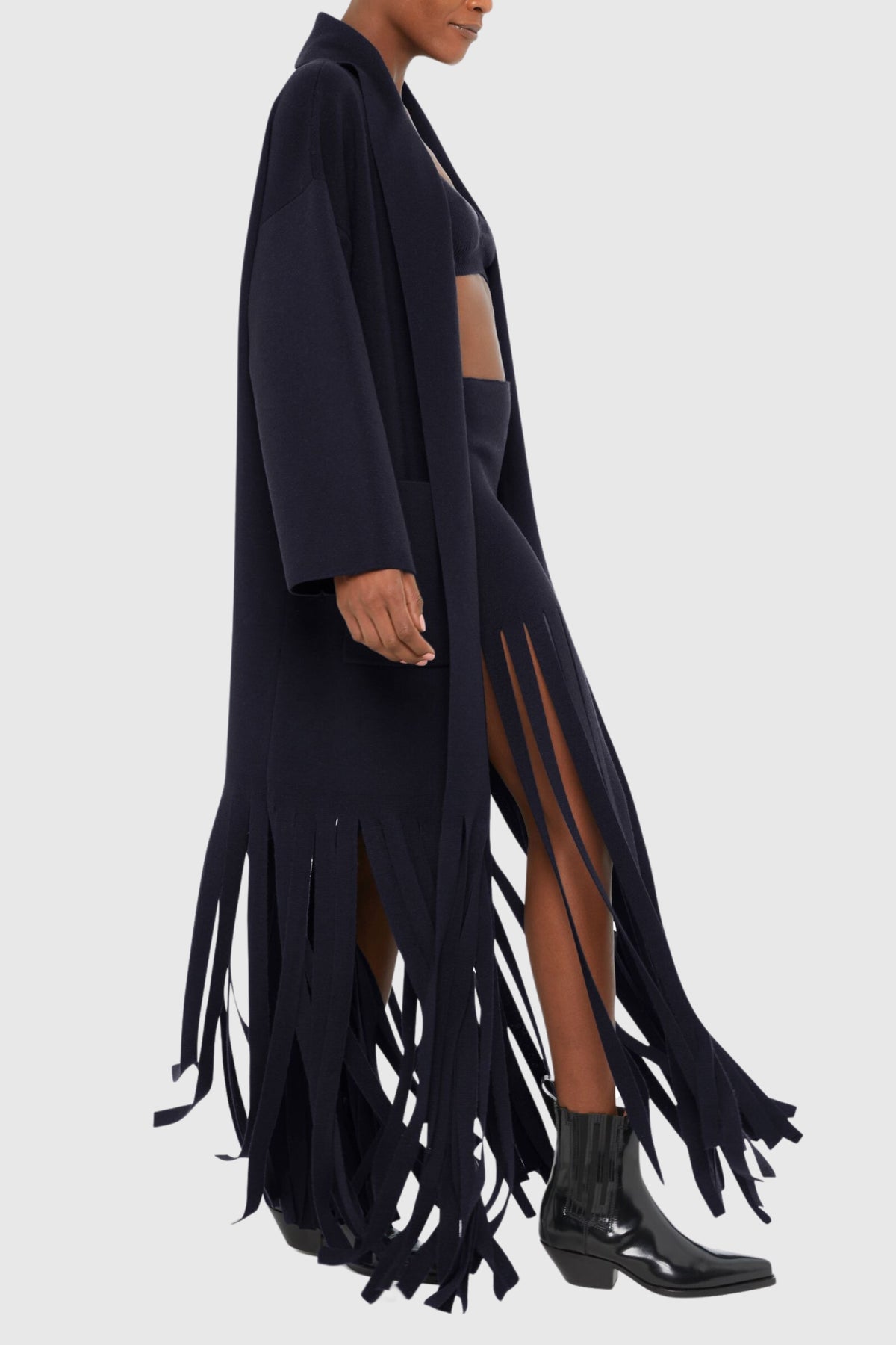 Alanui Eclectic Fringes Kimono Coat