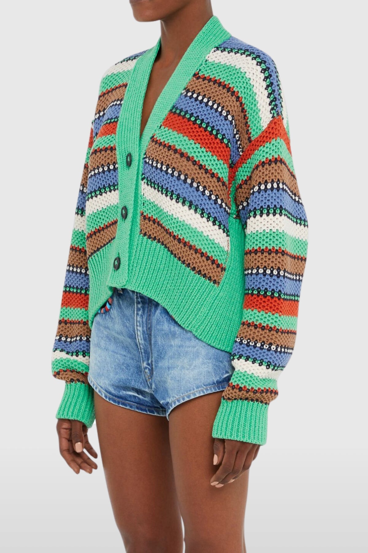 Alanui Sunny Stripes Cardigan