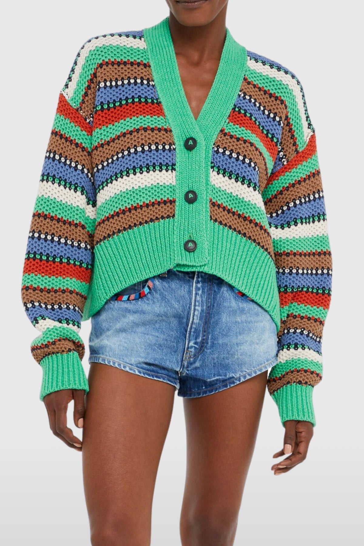 Alanui Sunny Stripes Cardigan