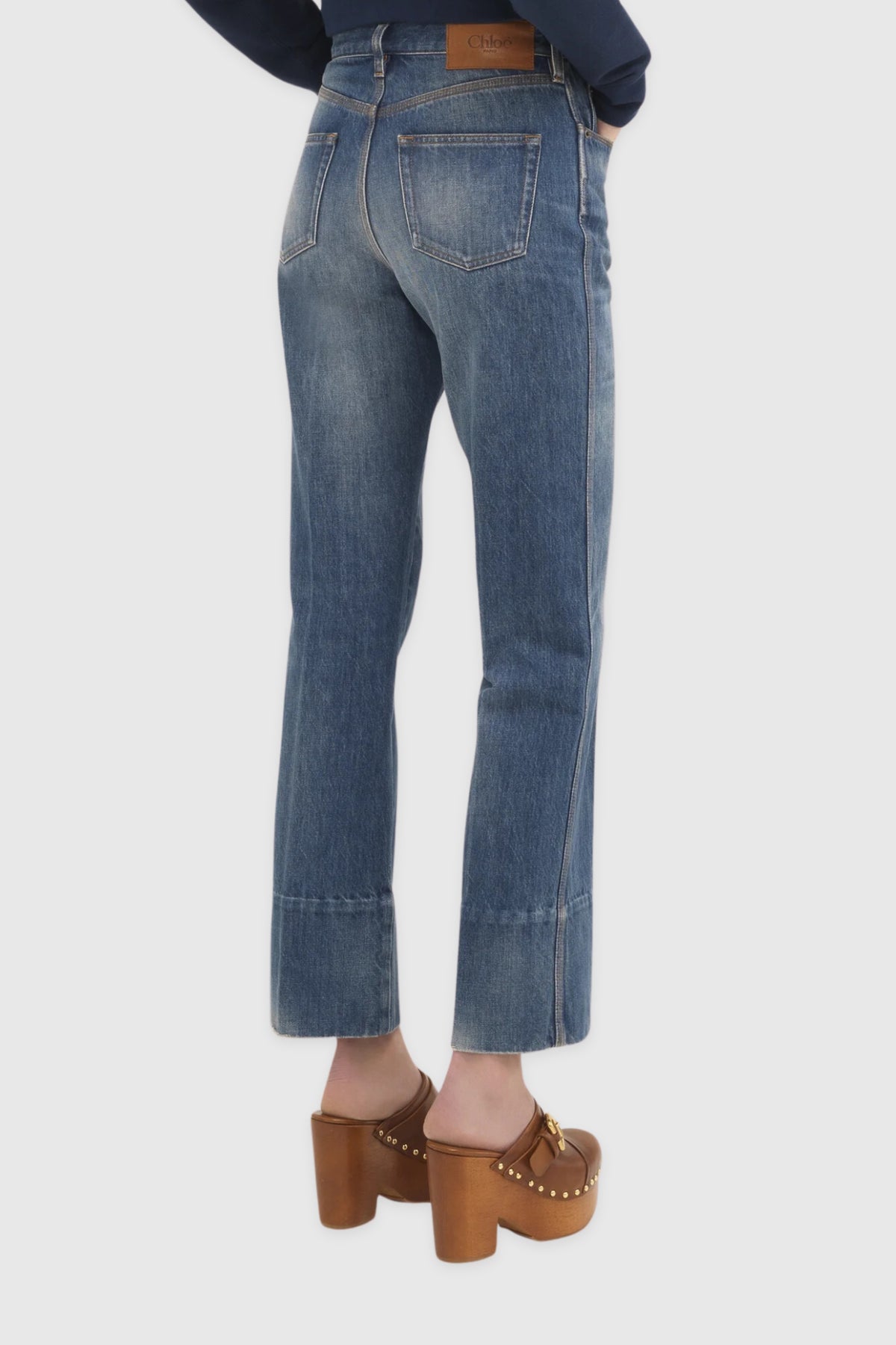 Chloé Straight Cropped Jeans