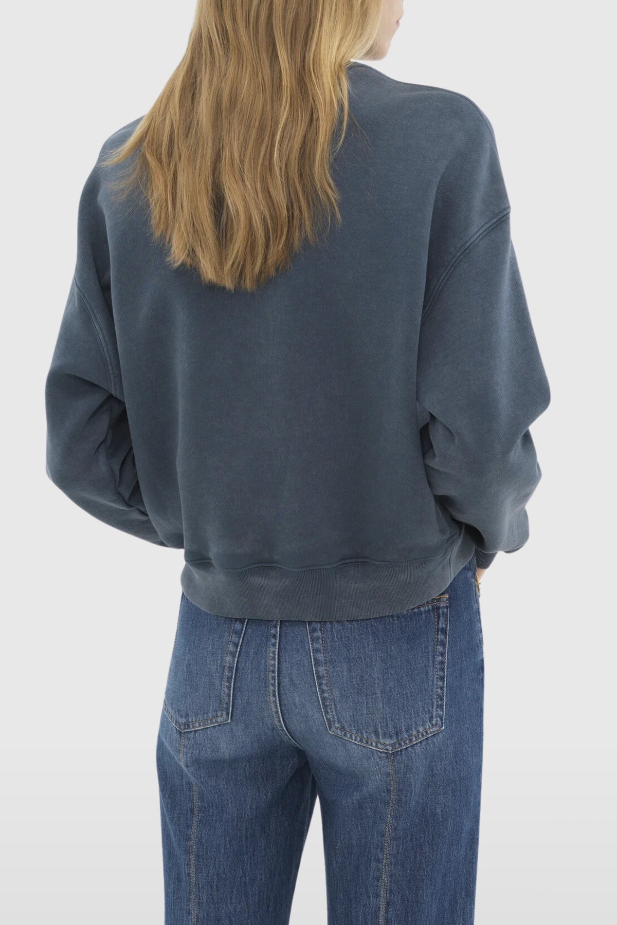 Chloé Blue Fleece Logo Jumper