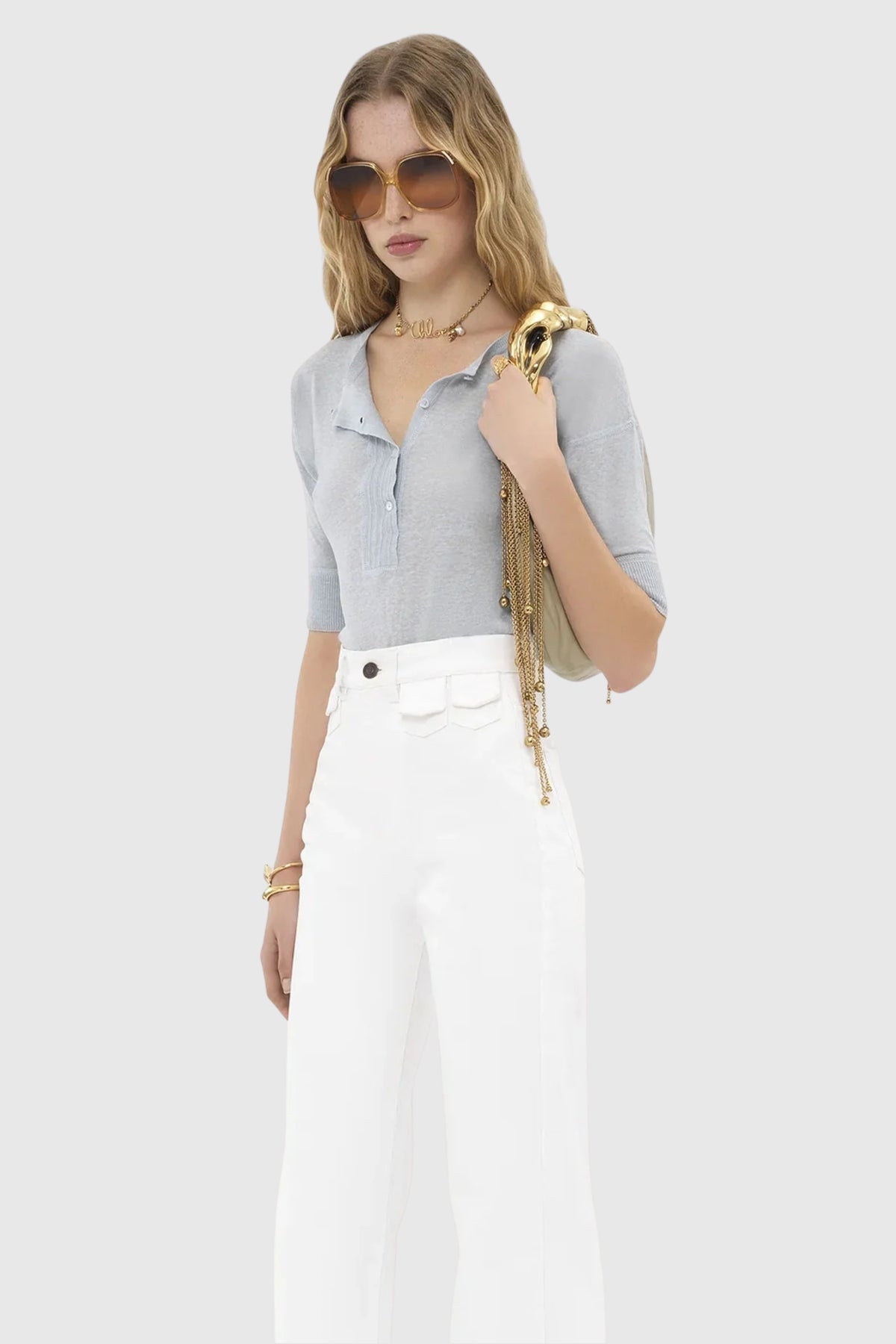 Chloé Knit Short Sleeved Top