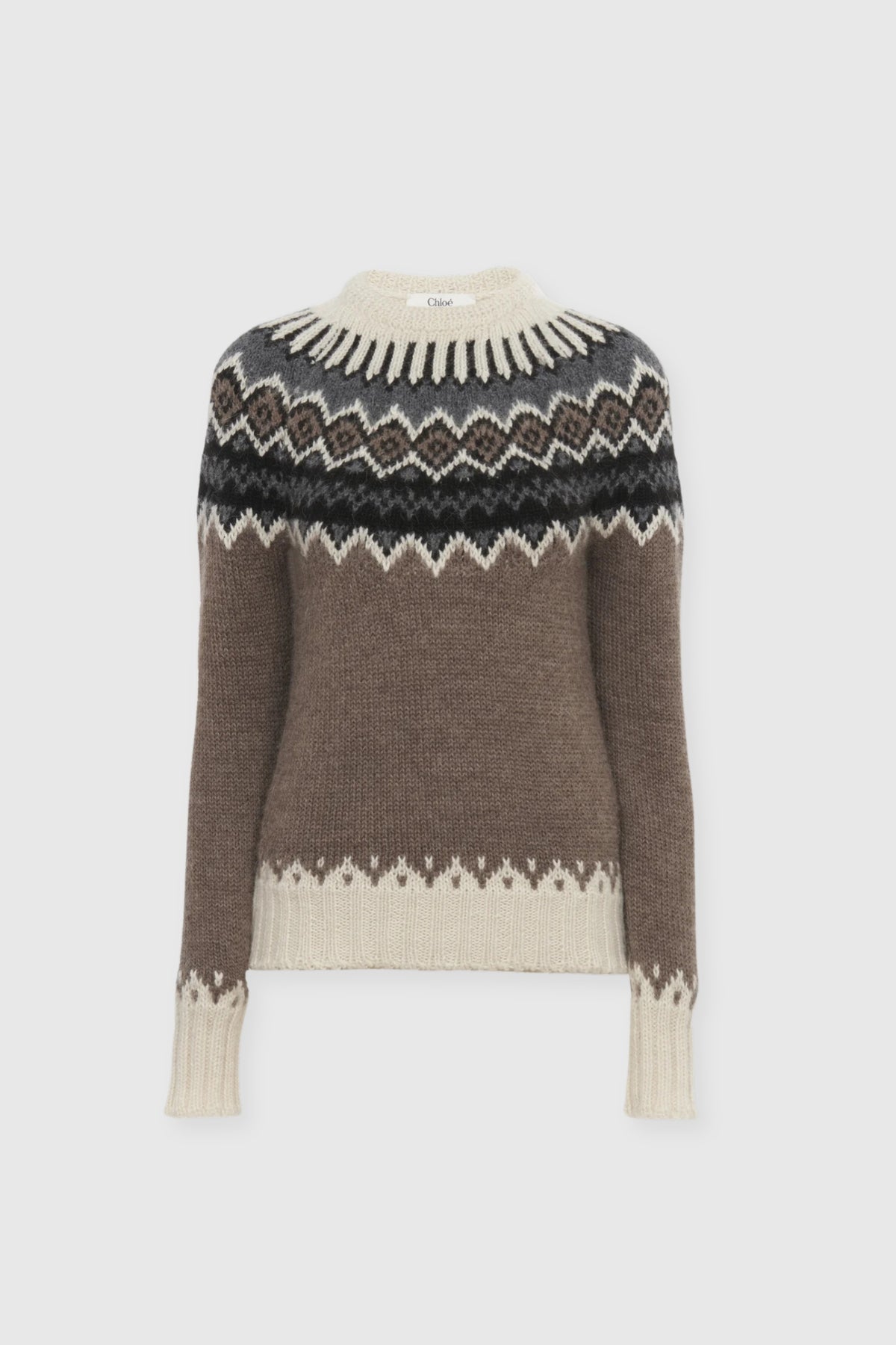 Chloé Fairisle Knit Sweater