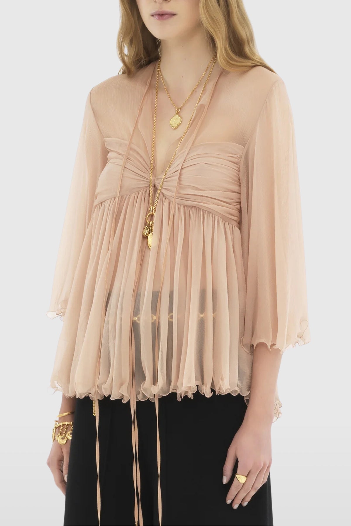 Chloé Silk Georgette Blouse