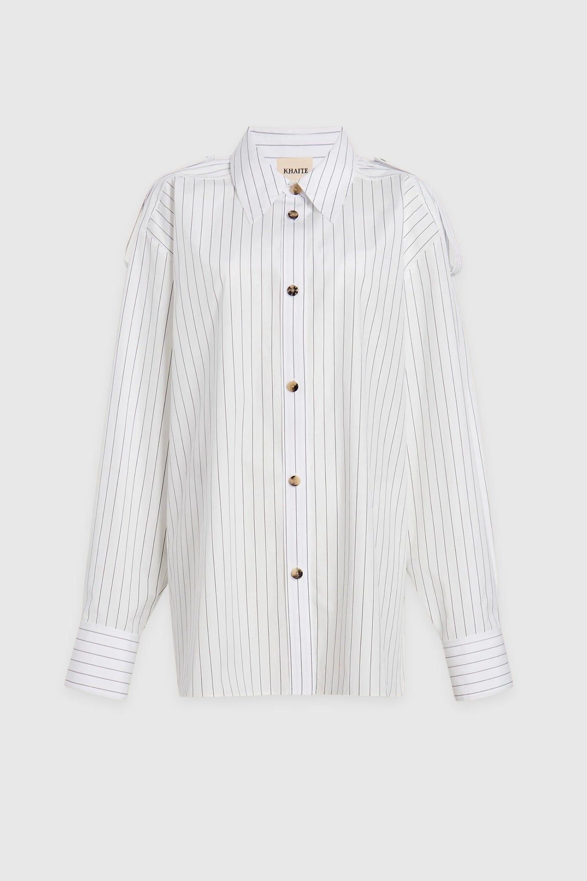 Khaite Pinstripe Tamal Shirt