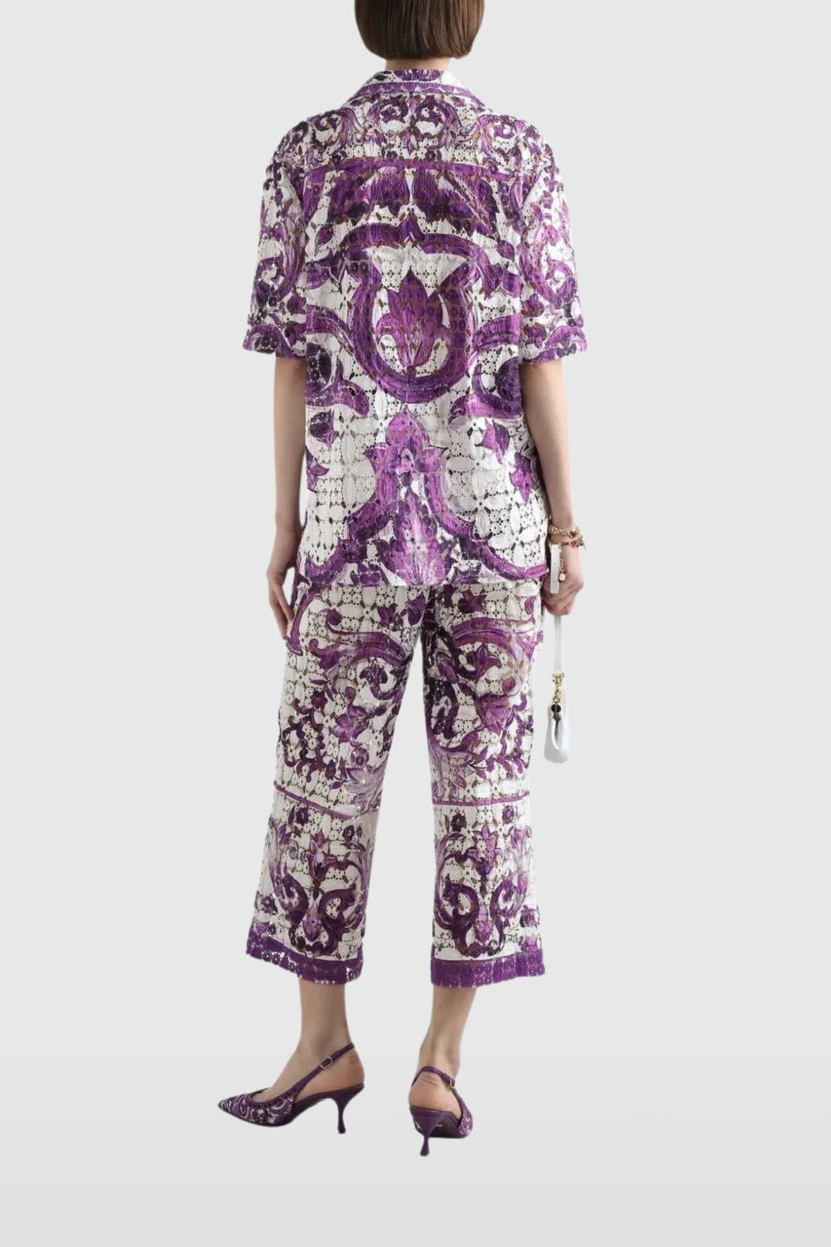 Dolce &amp; Gabbana Majolica Lace Pant