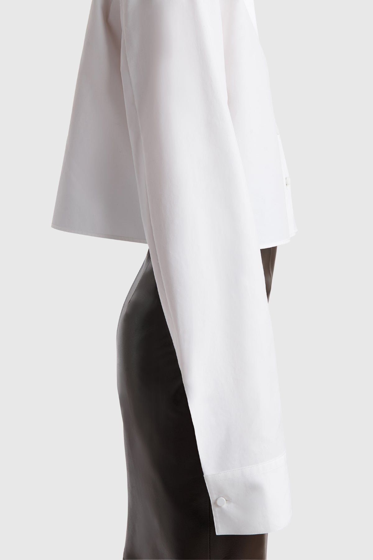 Khaite Jasen Cropped Shirt
