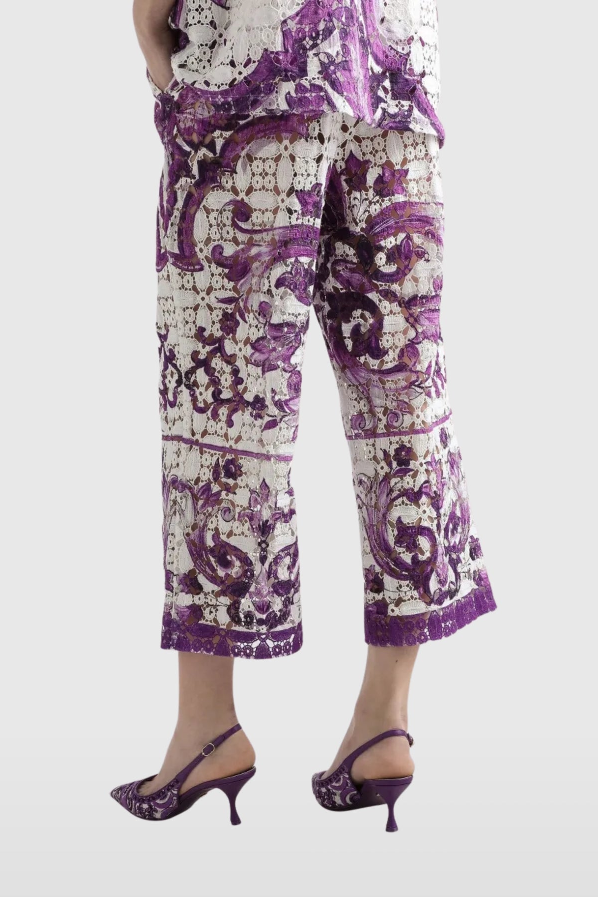 Dolce &amp; Gabbana Majolica Lace Pant