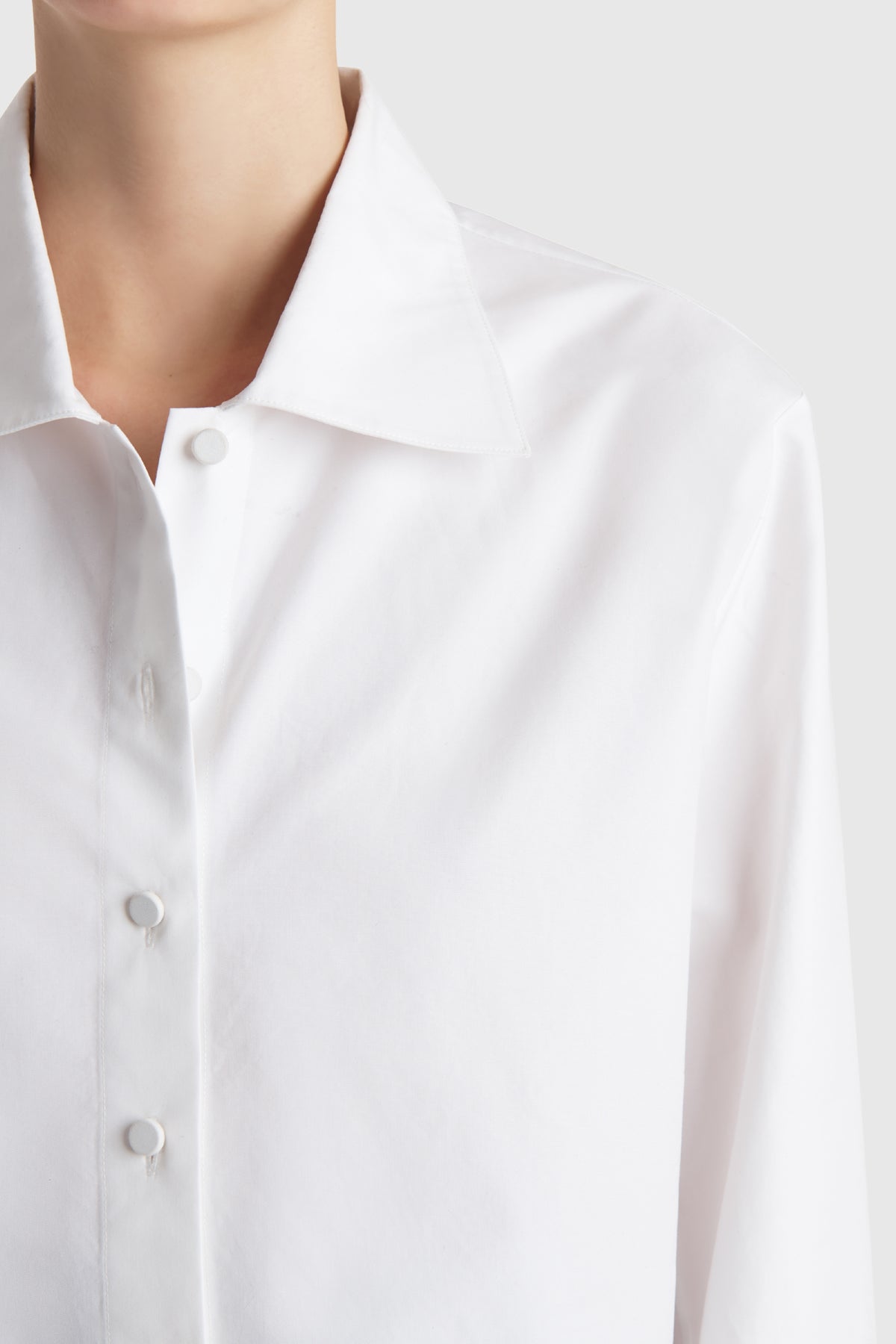 Khaite Jasen Cropped Shirt