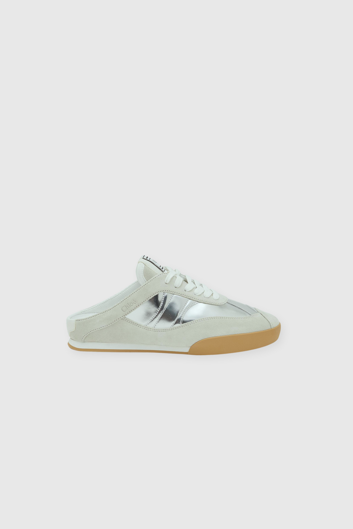 Chloé Kick Silver Slides