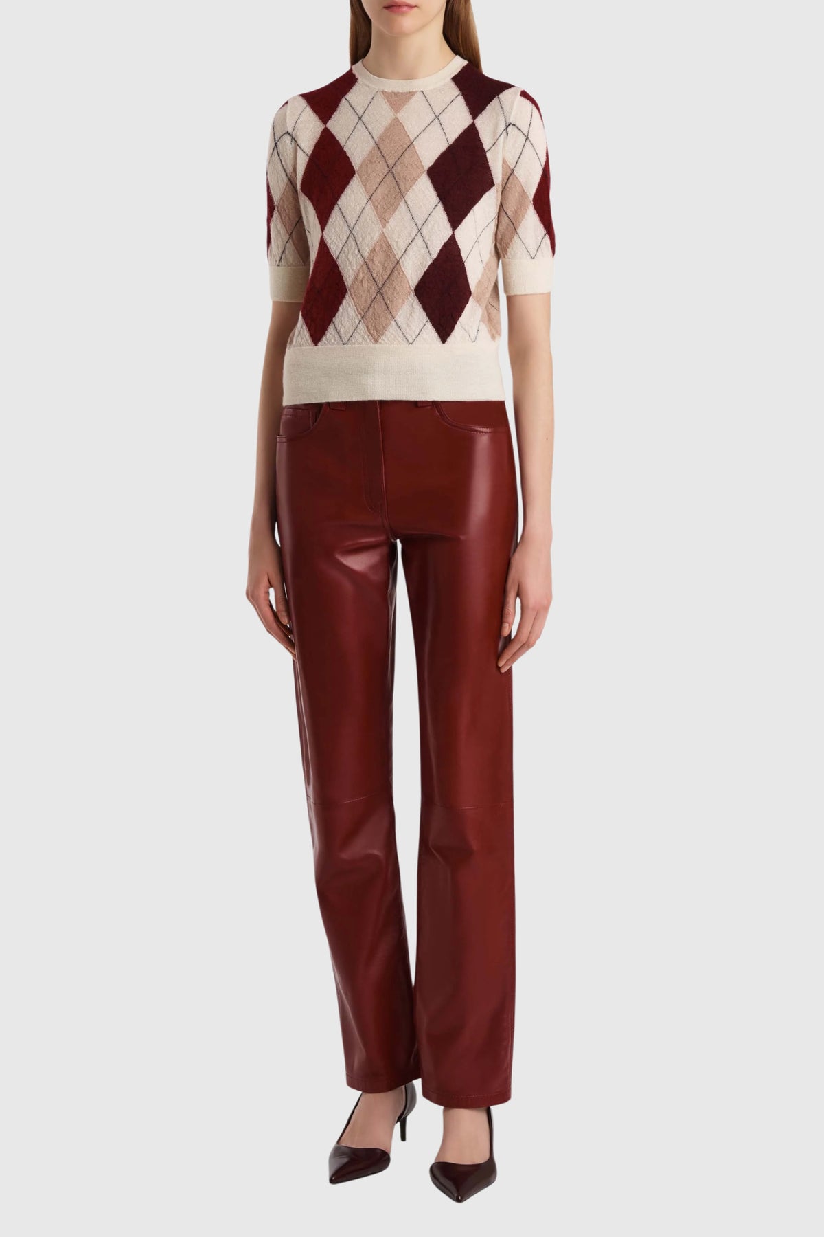 Khaite Anders Cream Cashmere Top