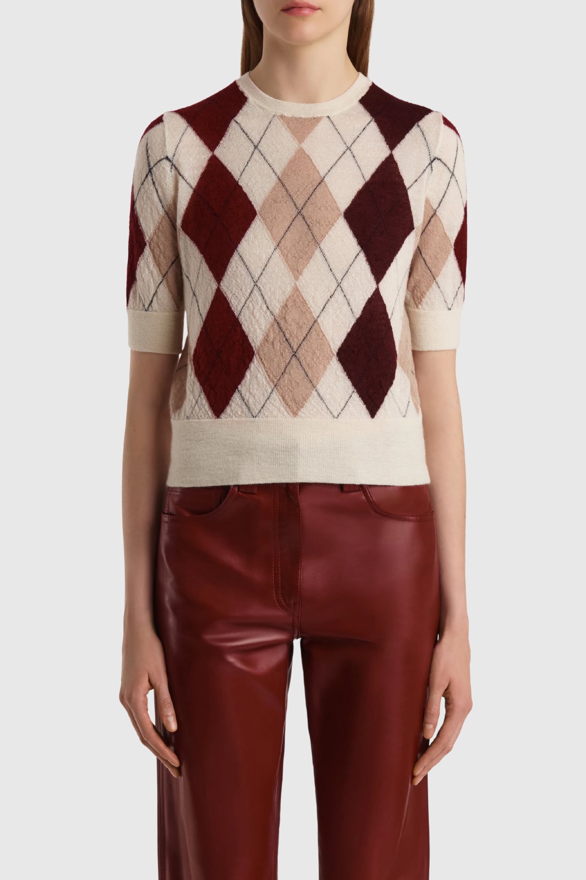 Khaite Anders Cream Cashmere Top