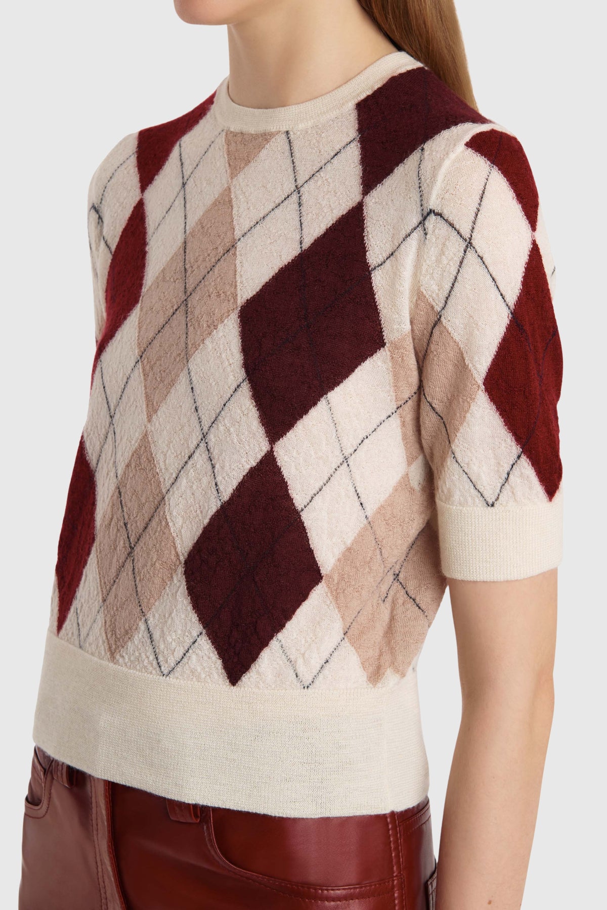 Khaite Anders Cream Cashmere Top