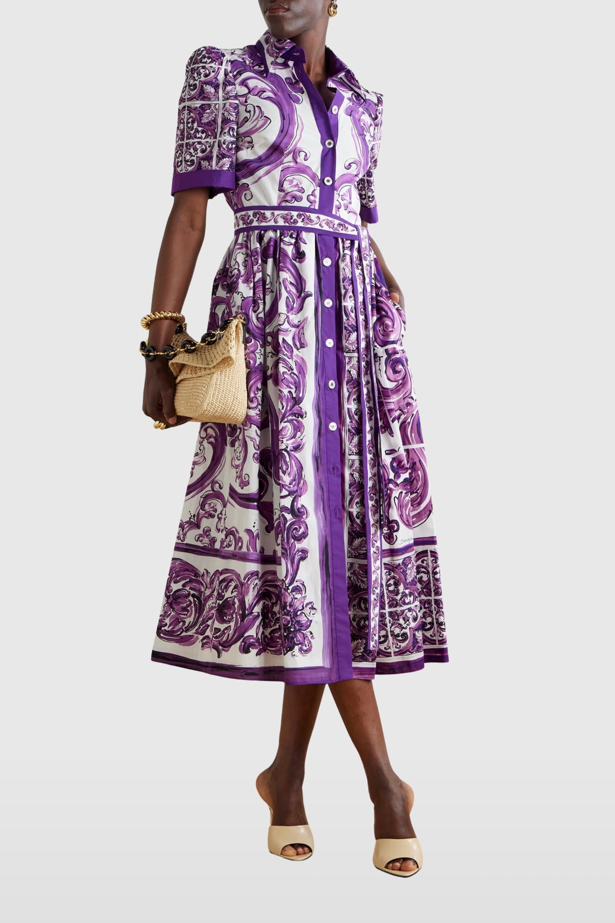 Dolce &amp; Gabbana Majolica Shirt Dress