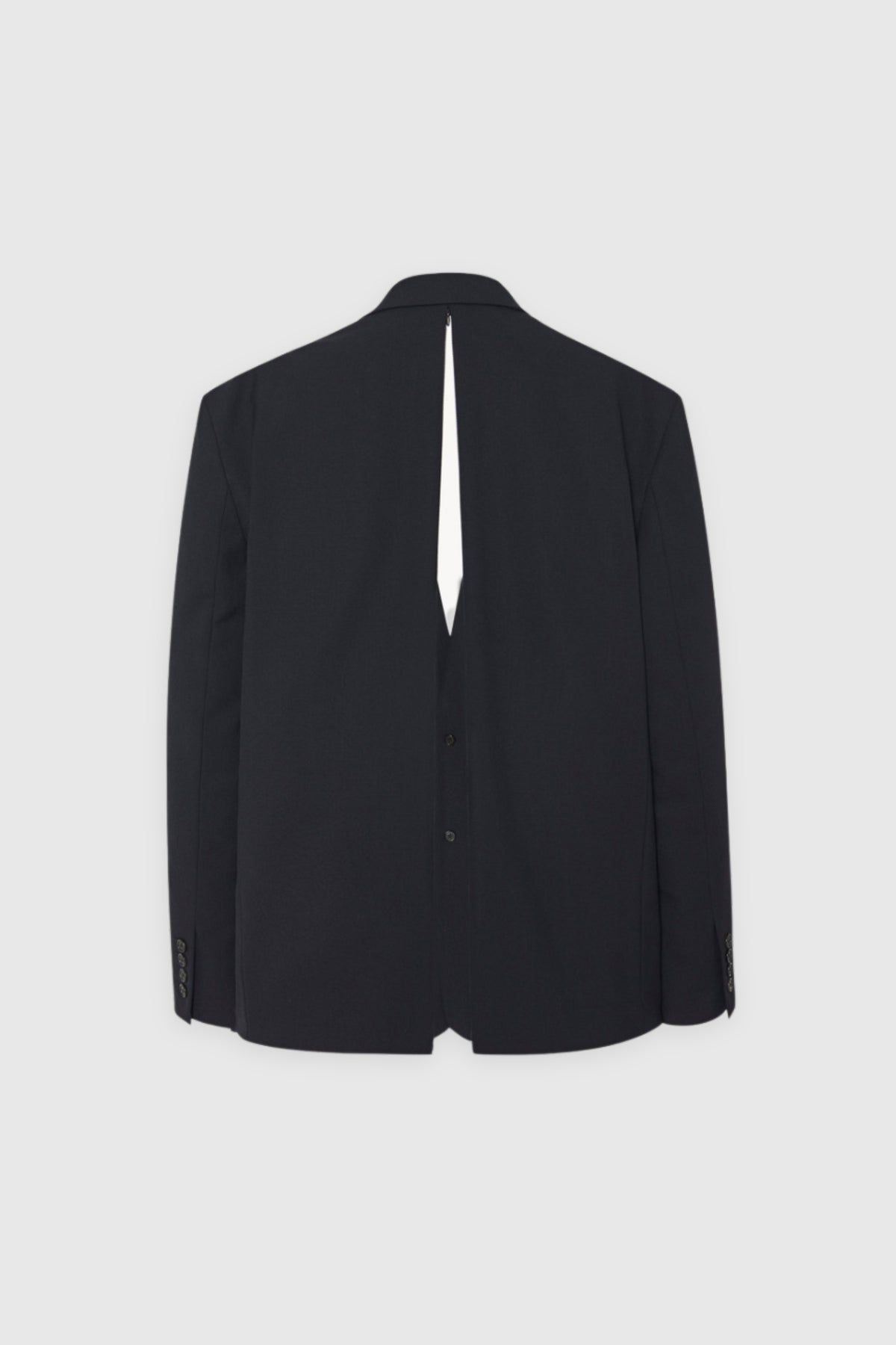 The Row Cochise Navy Wool Blazer