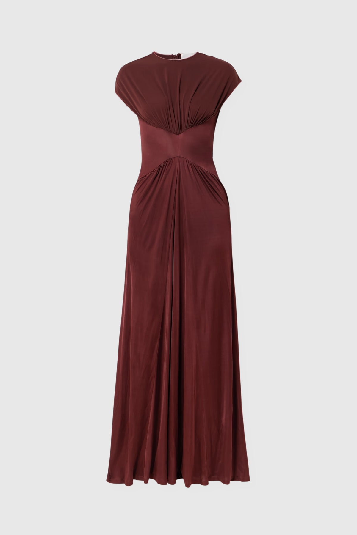 Galvan Cascading Capsleeve Dress