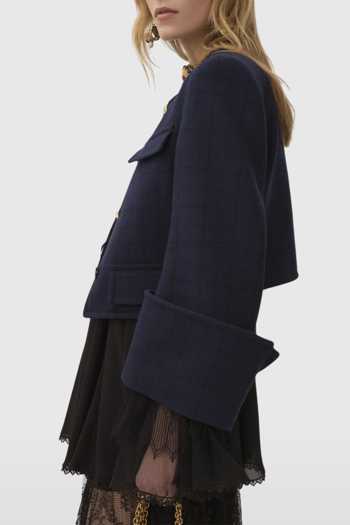 Chloé Indigo Wool Jacket