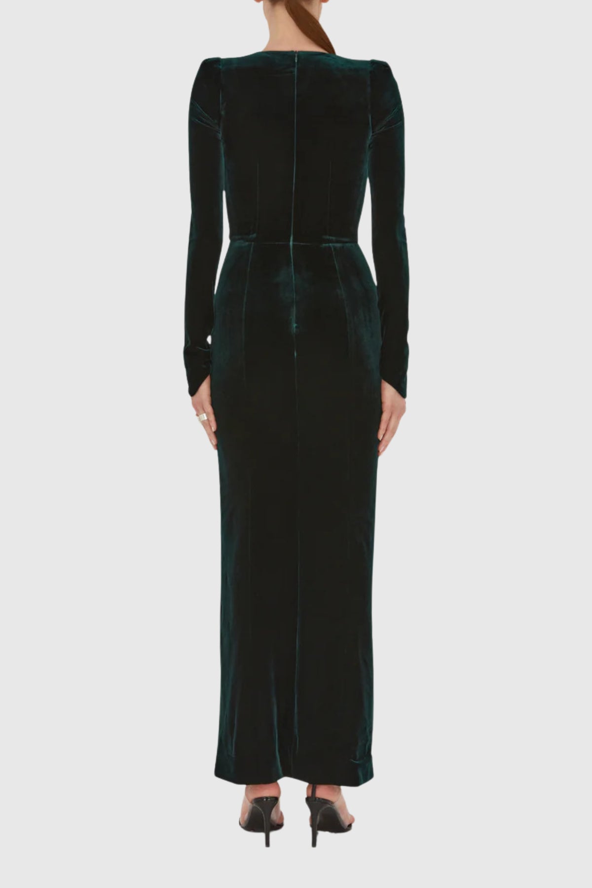 Galvan &#39;Vanitas&#39; Long Sleeved Velvet Dress
