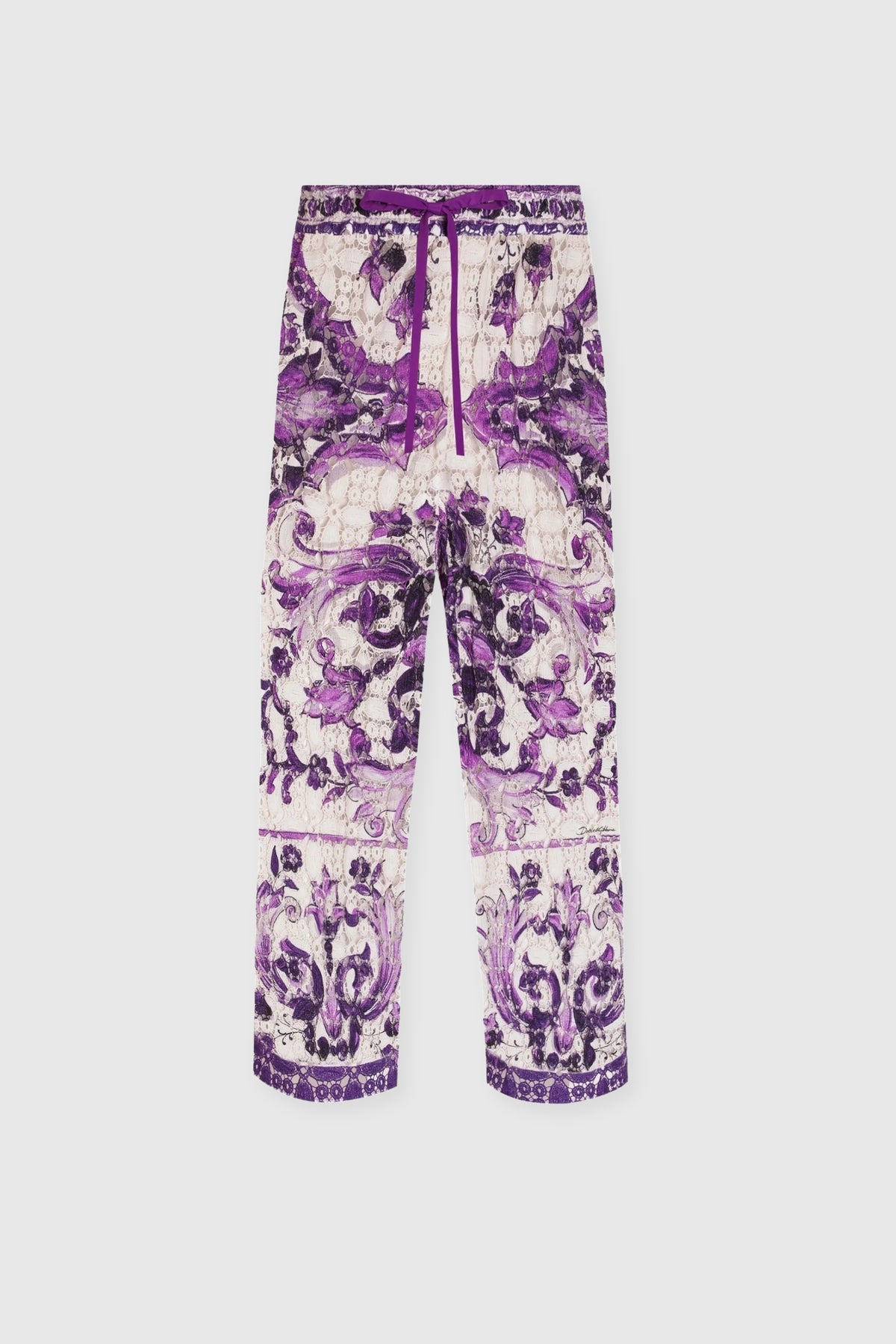 Dolce &amp; Gabbana Majolica Lace Pant