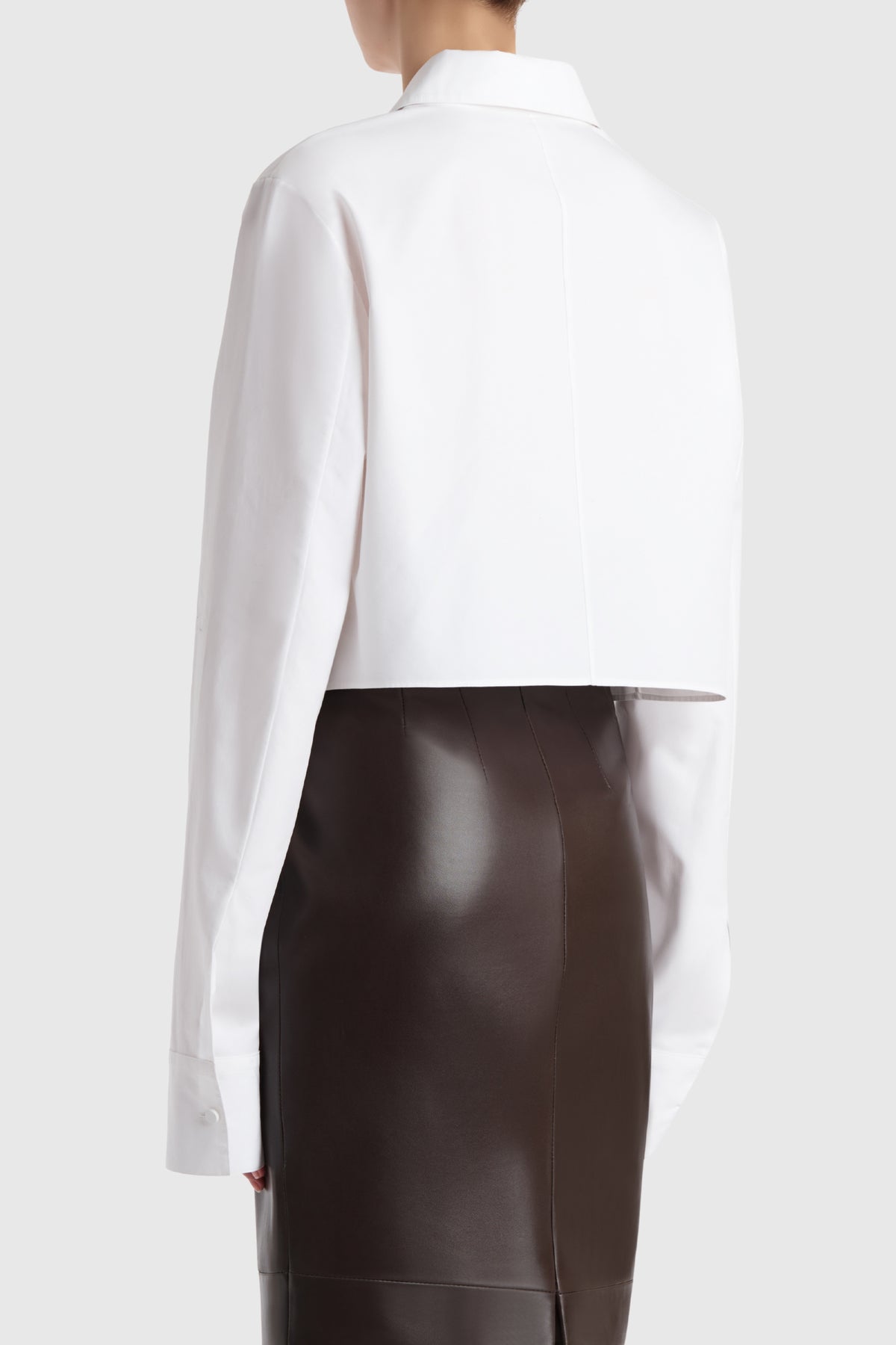 Khaite Jasen Cropped Shirt