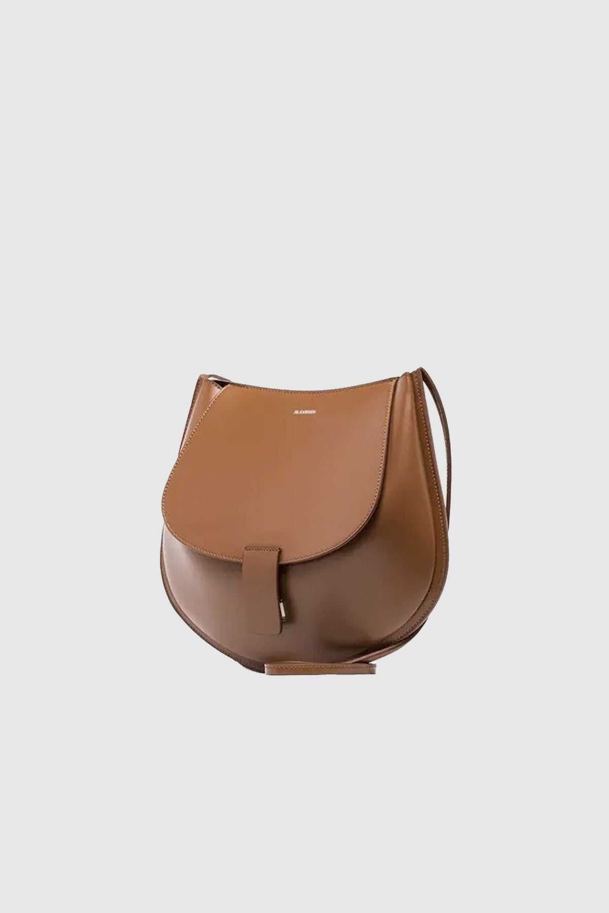 Jil Sander Soft Tan Crescent Mini Shoulder Bag