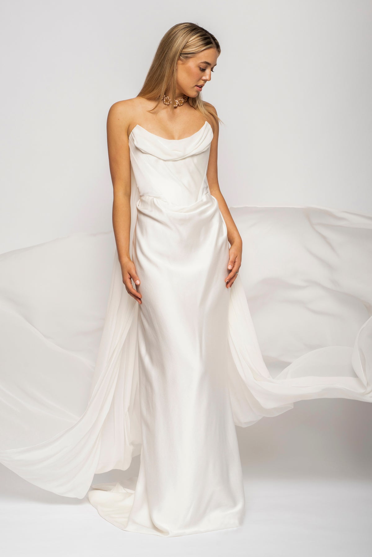 Vivienne Westwood Galaxy Cape Wedding Gown
