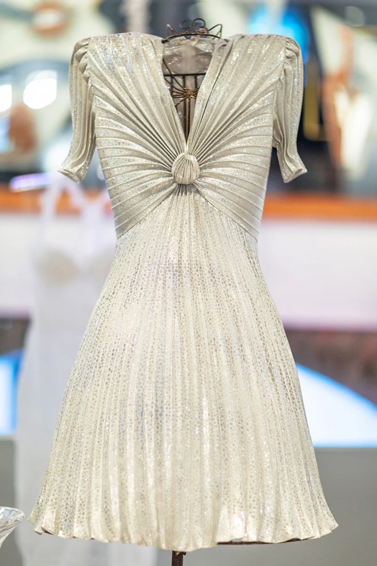 Le Louvre Iconic Sunray Pleated Dress