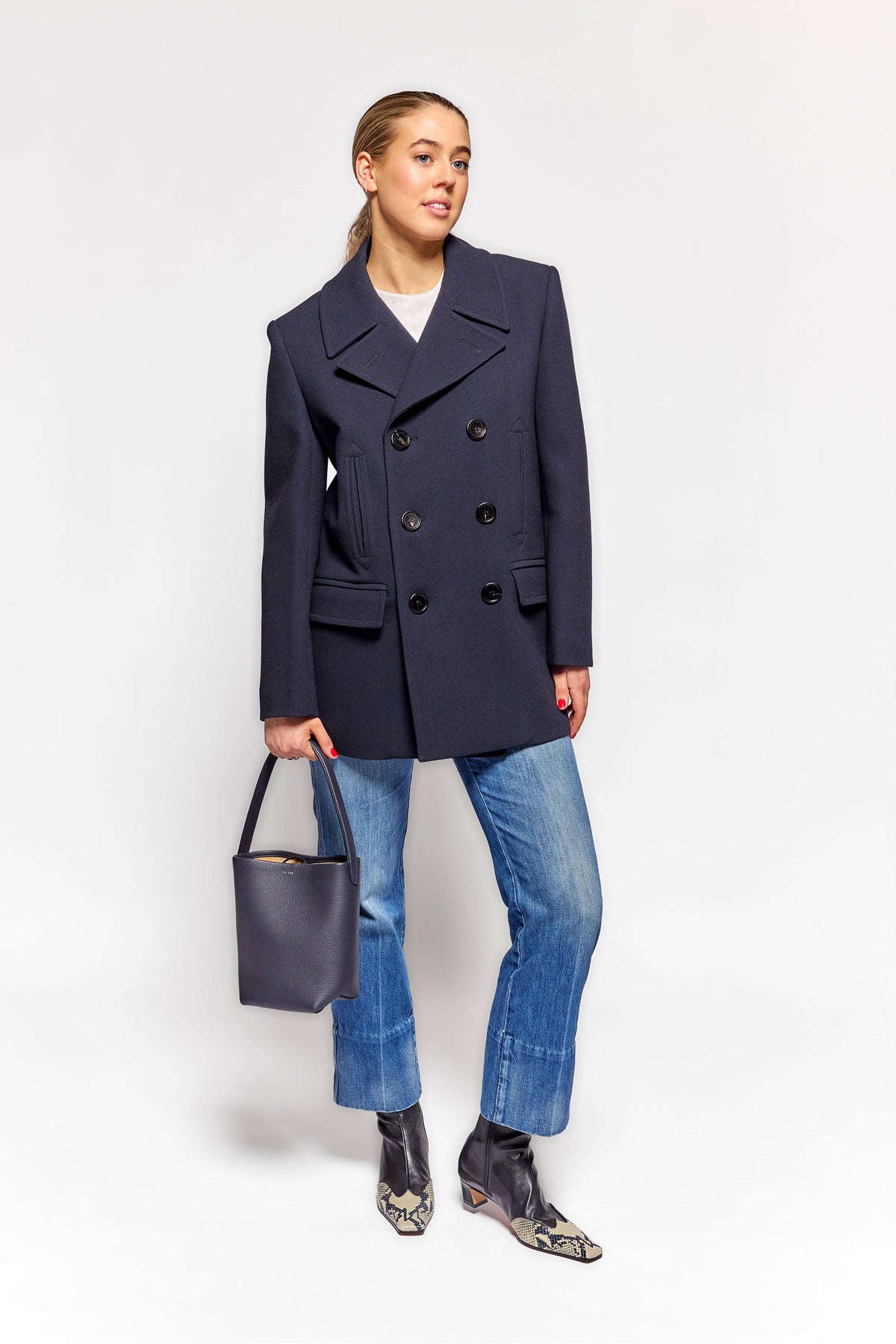 Chloé Double Breasted Pea Coat