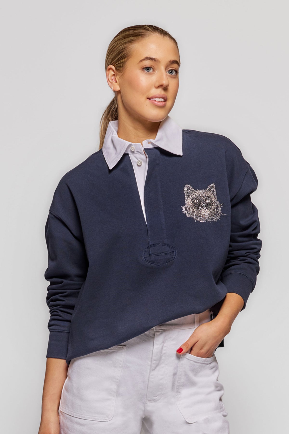 Stella McCartney Oversized Rugby Polo Shirt