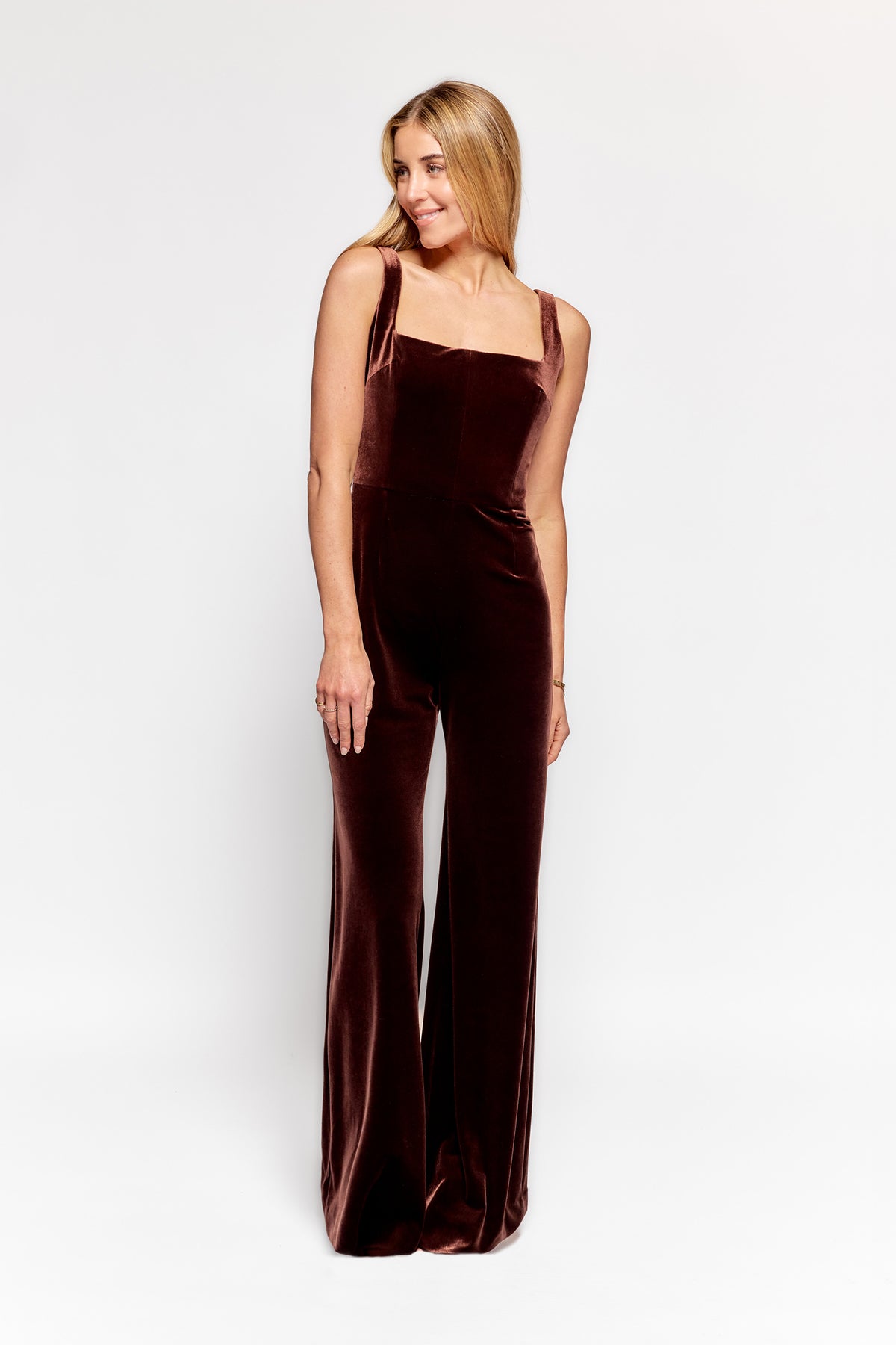 Galvan Vesper Velvet Jumpsuit