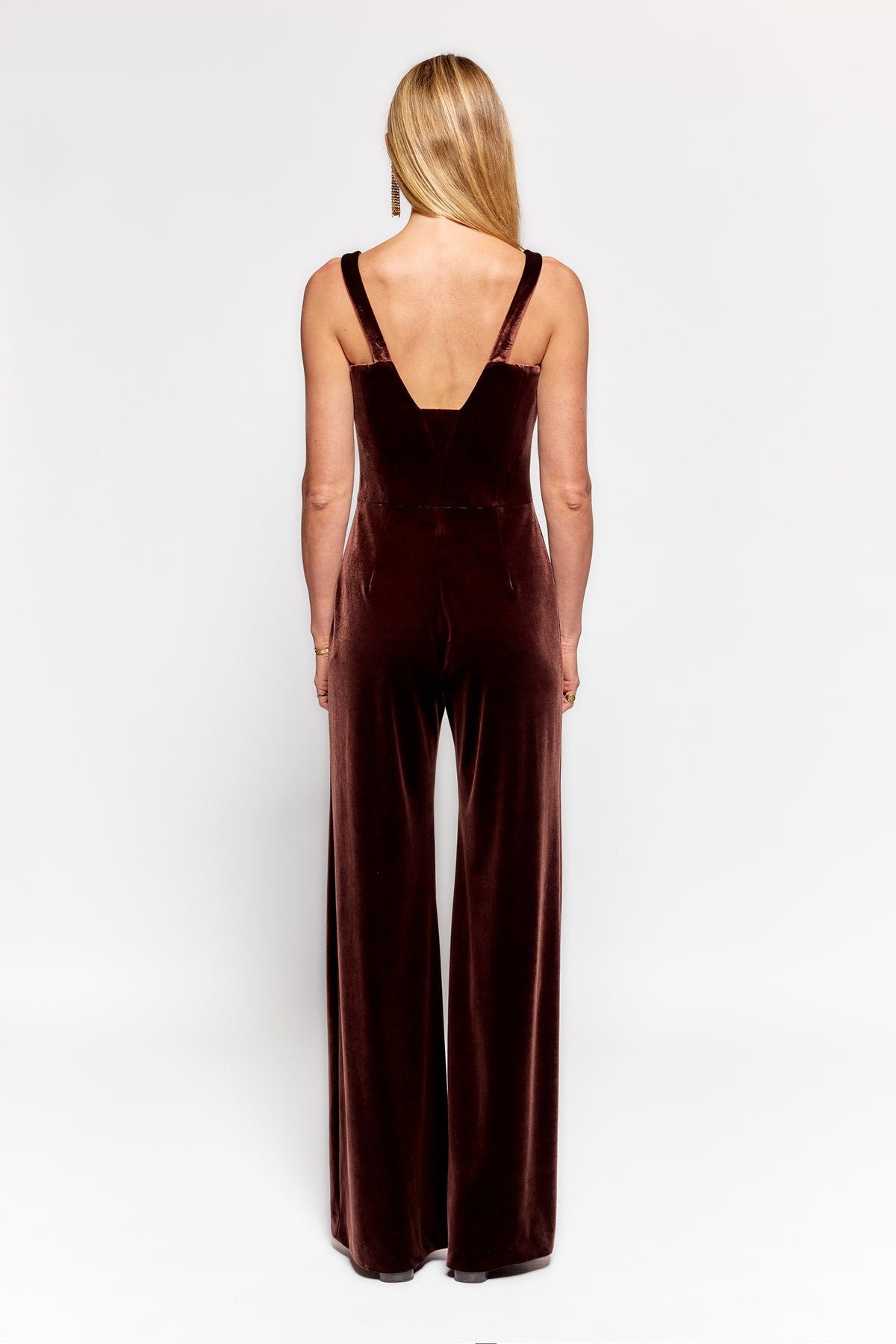 Galvan Vesper Velvet Jumpsuit