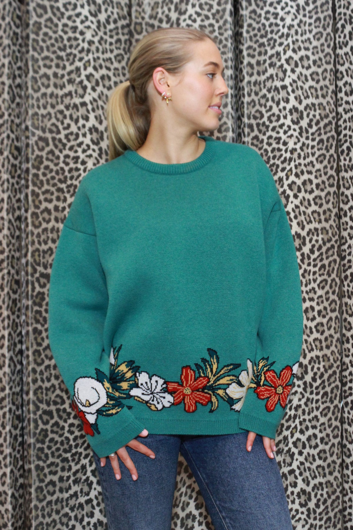 Alanui R+J Flower Sweater