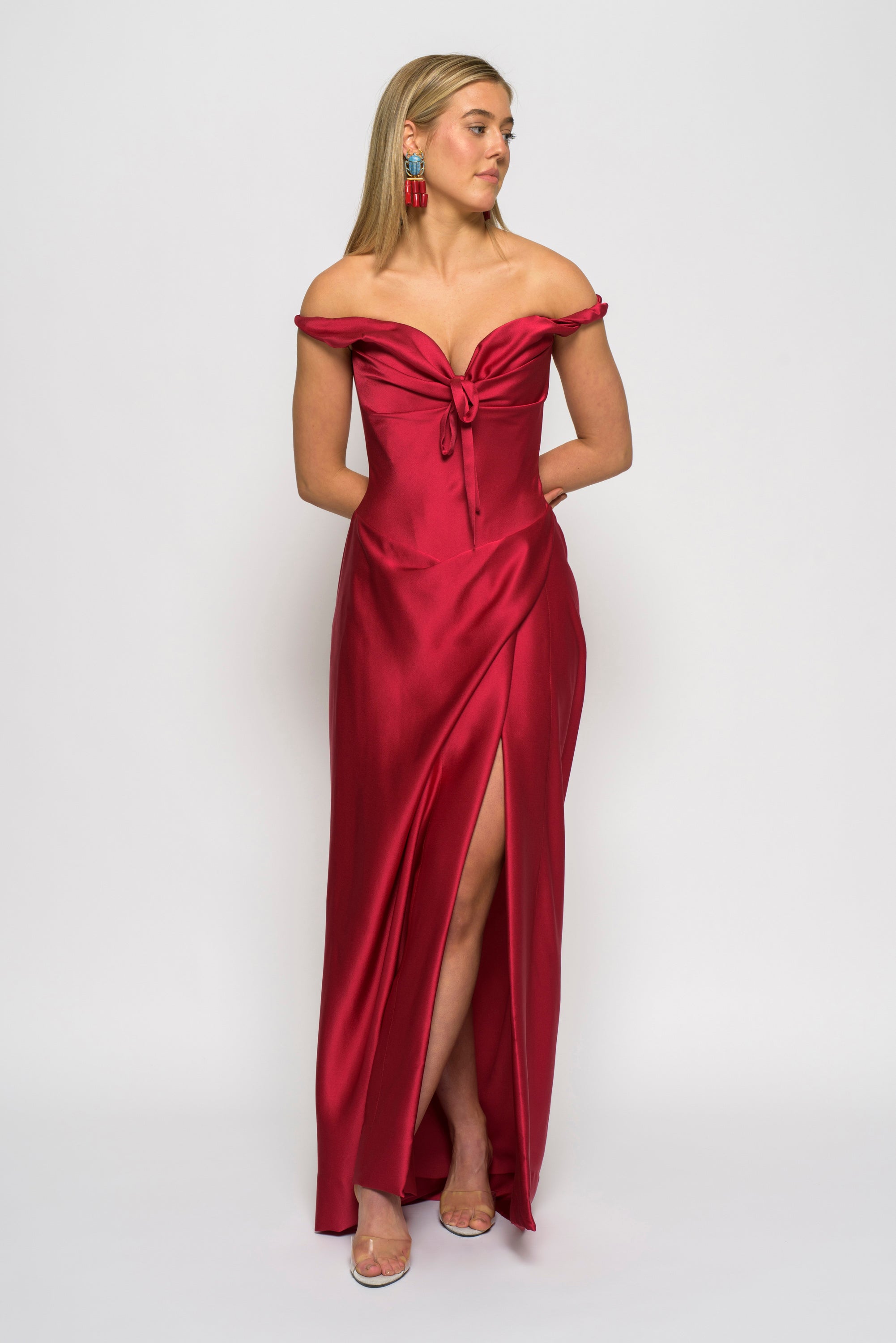 Vivienne Westwood 'Eclipse' Red Gown - Le Louvre Vivienne Westwood 'Eclipse' Red Gown - Le Louvre