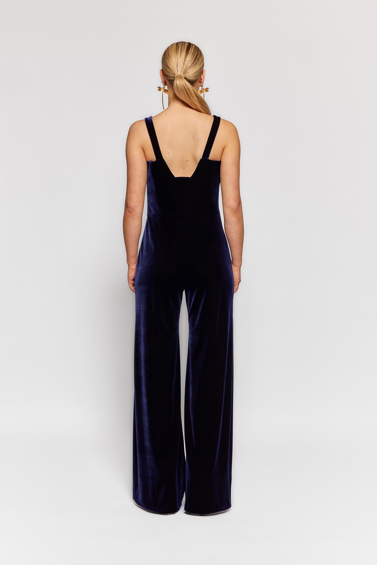 Galvan Vesper Velvet Jumpsuit