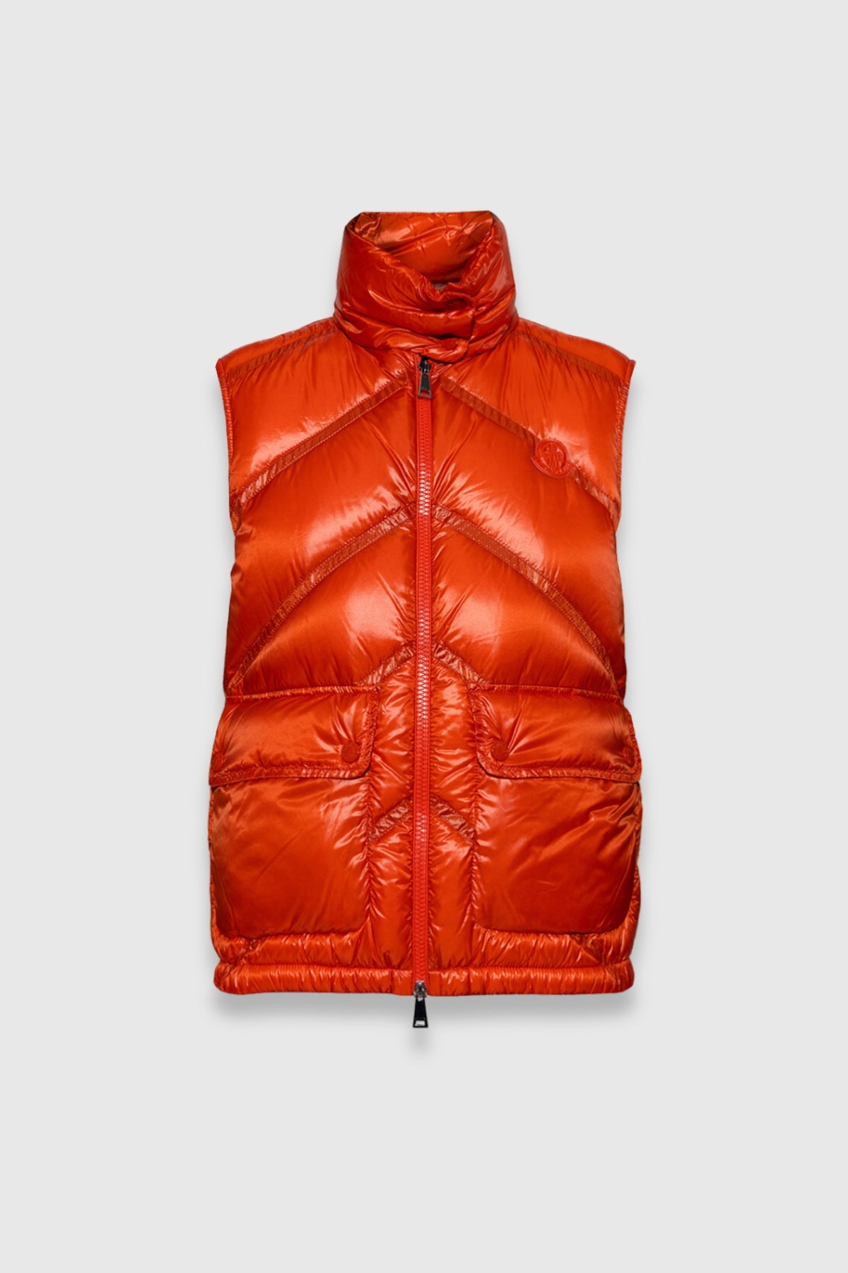 Moncler Orange Hossegor Puffer Vest