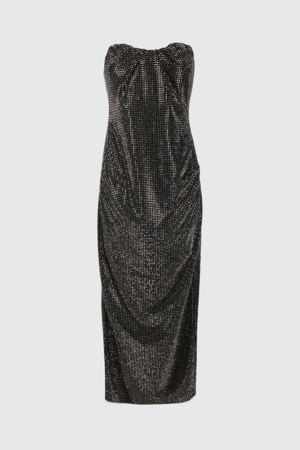 Roland Mouret Strapless Diamante Evening Dress