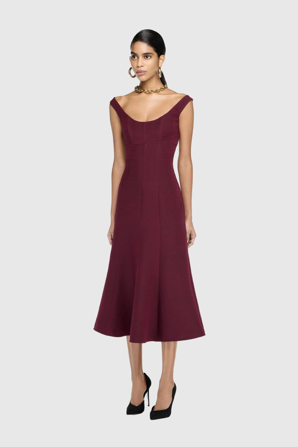 Roland Mouret Flute Midi Dress