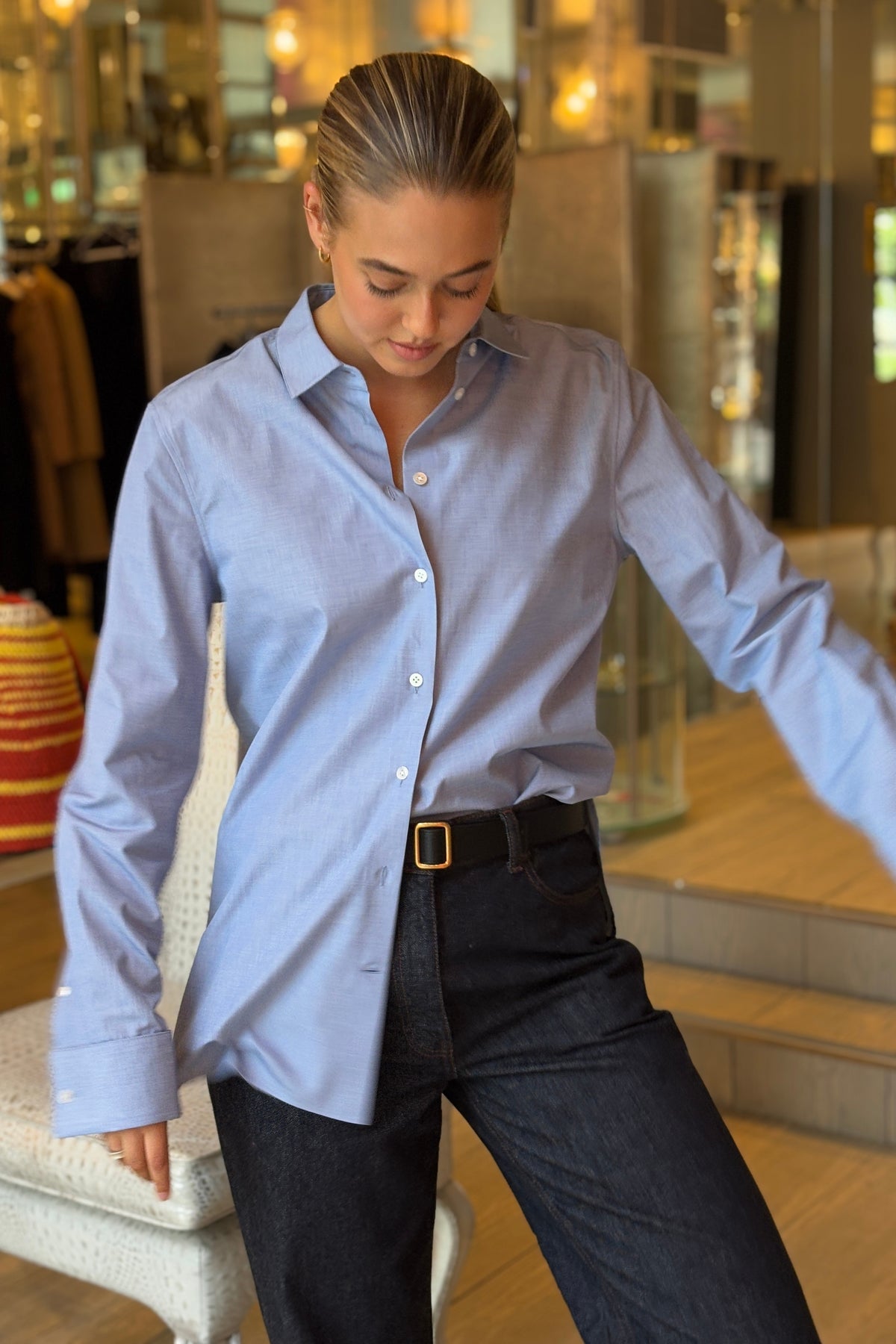 The Row Blue 'Metis' Shirt