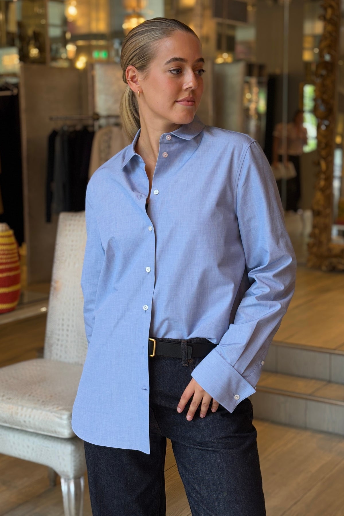The Row Blue 'Metis' Shirt