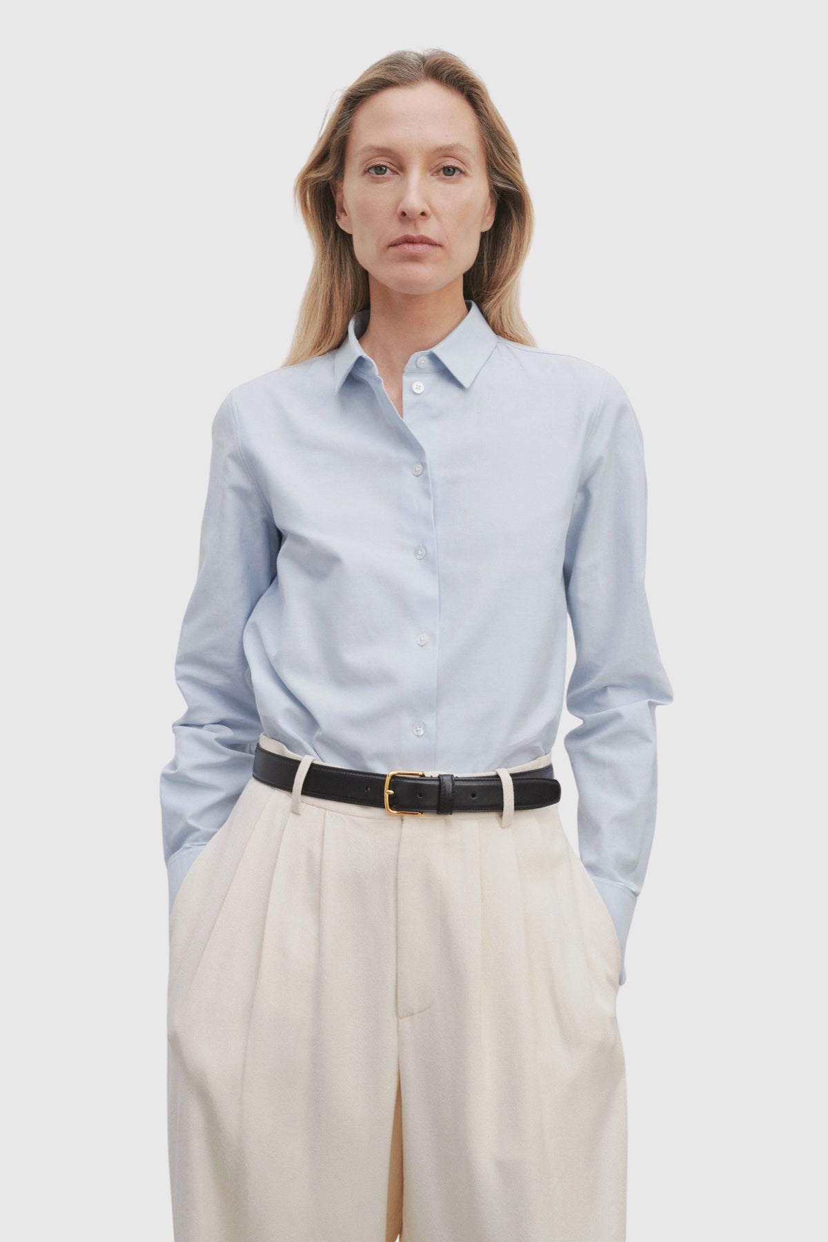 The Row Sky Blue 'Metis' Shirt